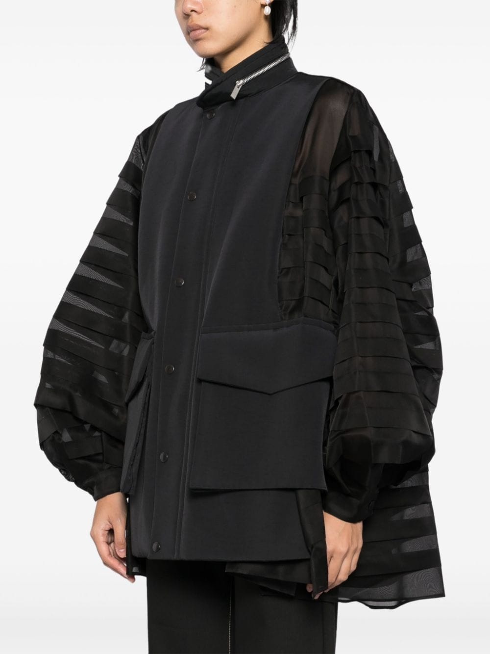 panelled jacket - 3
