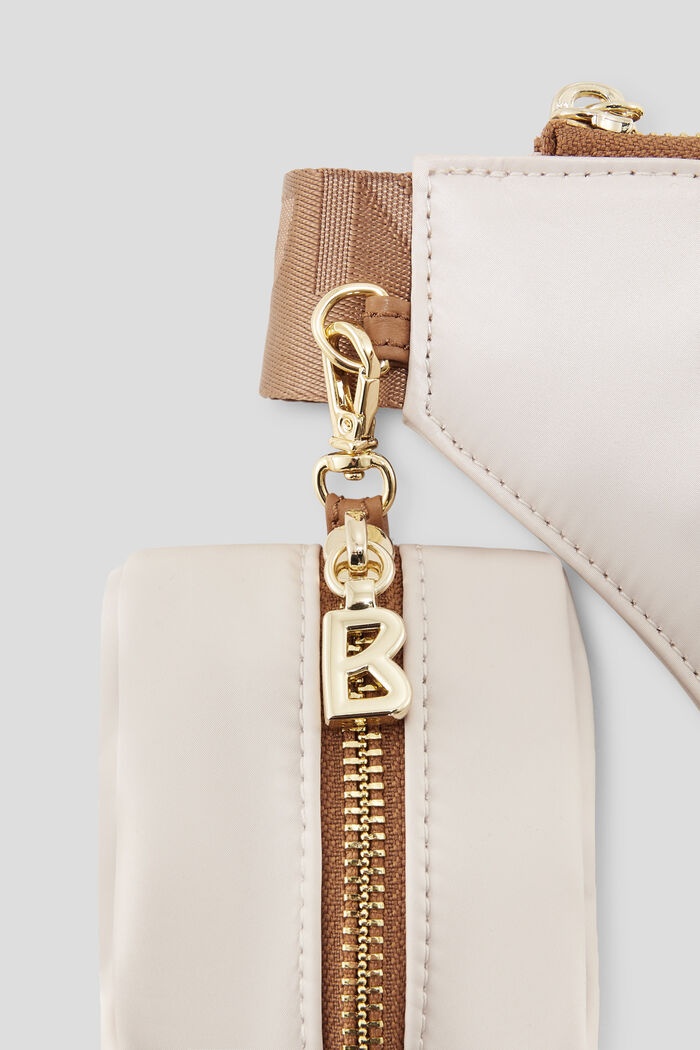 Hipback Multipocket belt bag in Camel/Sand - 4