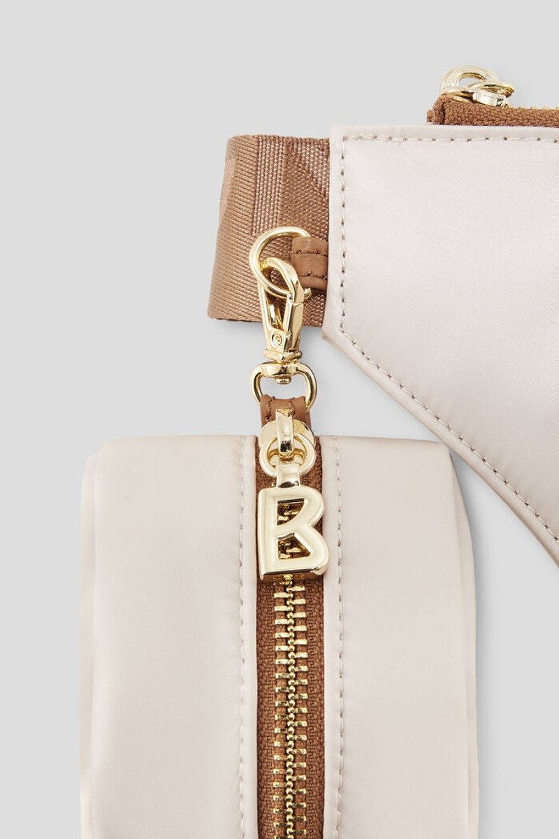 Hipback Multipocket belt bag in Camel/Sand 4