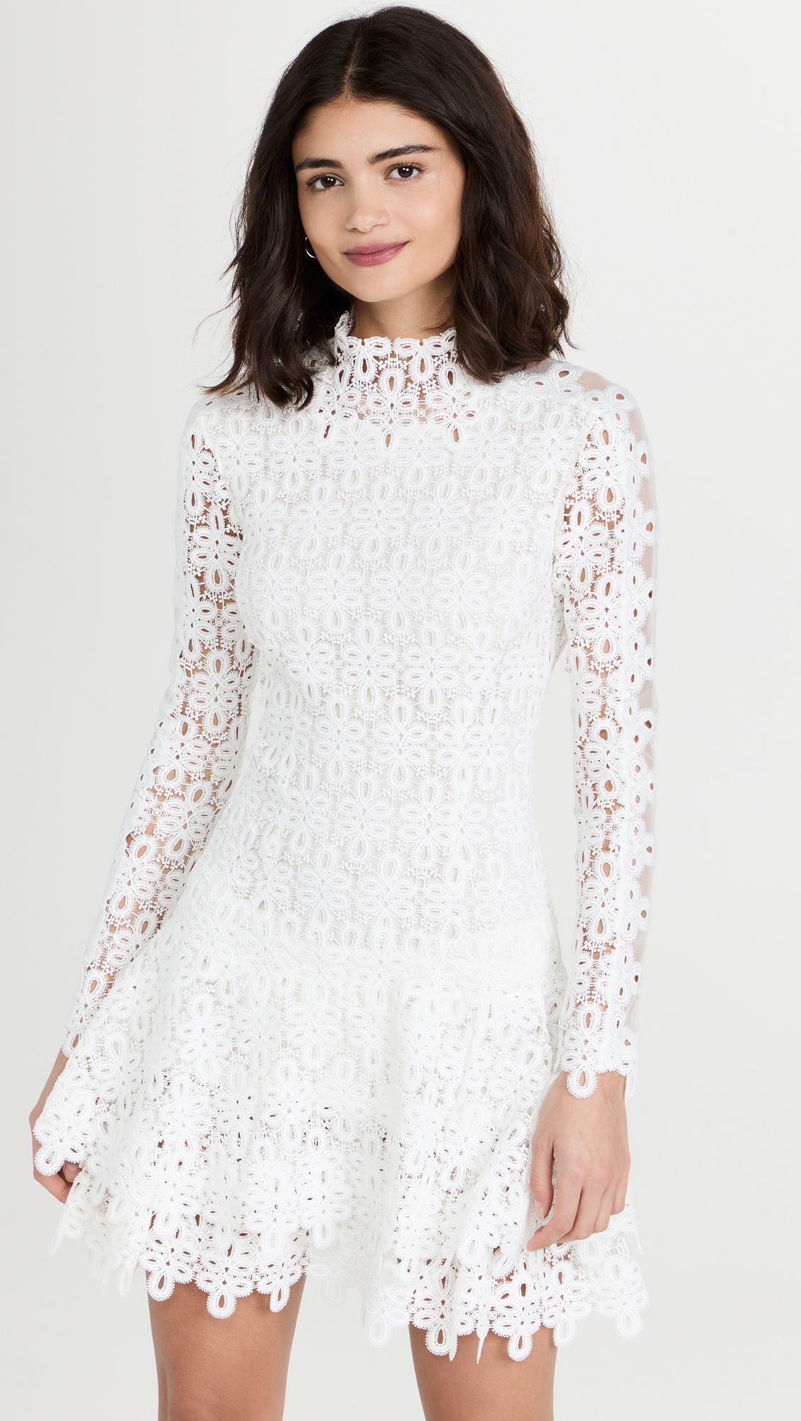 Joy Lace Mini Dress - 1