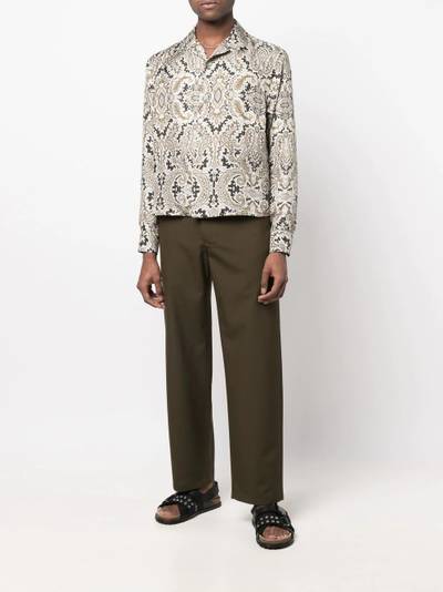 Etro paisley-print silk shirt outlook