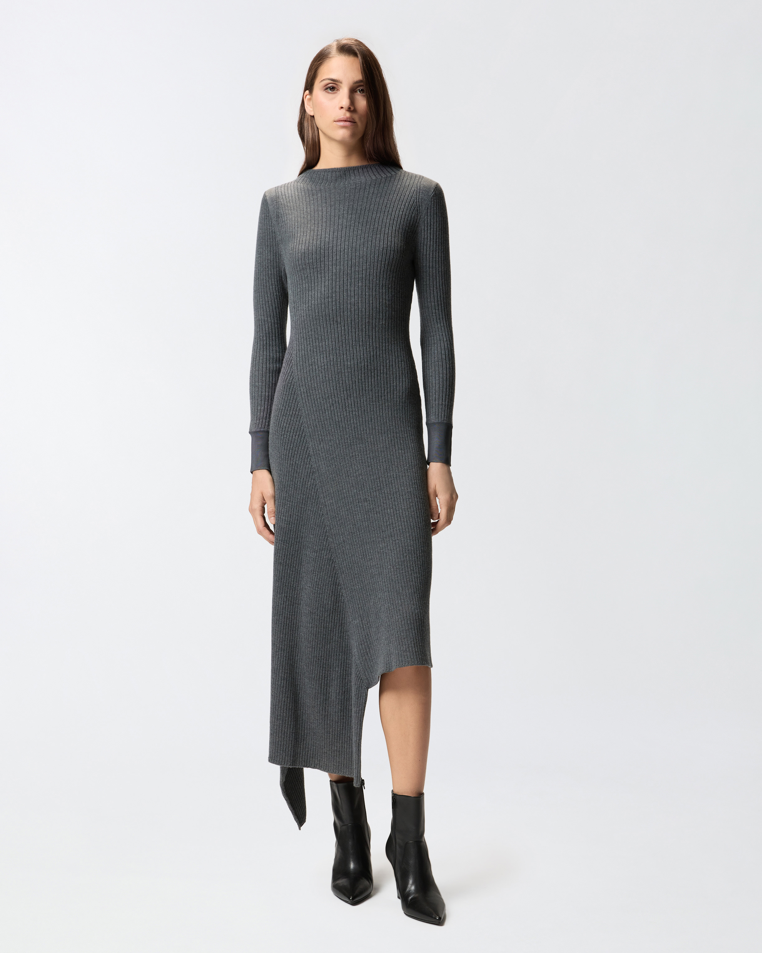 FLAT RIB-KNIT DRESS - 3