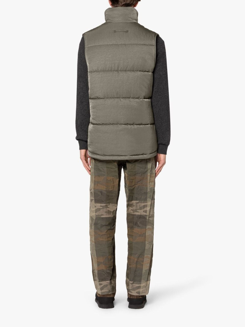 OSAKA ARMY GREEN NYLON GILET 3