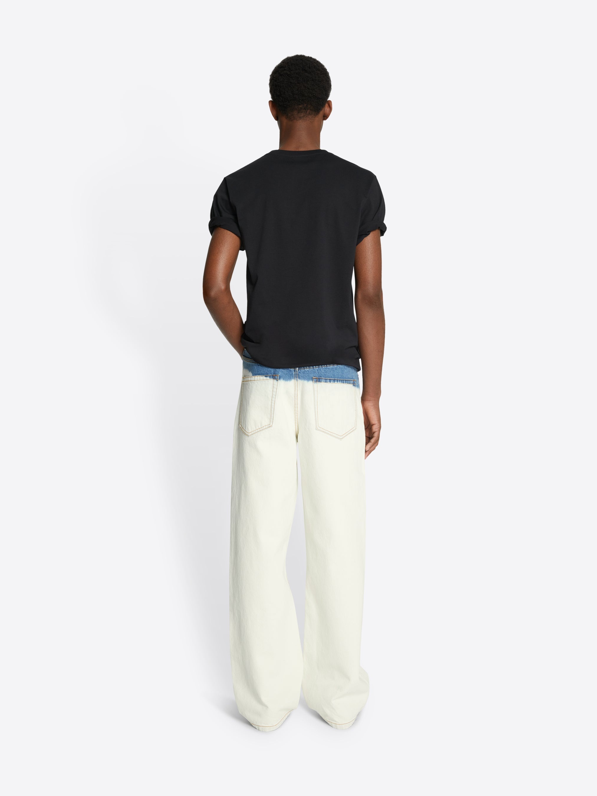 BLEACH DIPPED JEANS - 4