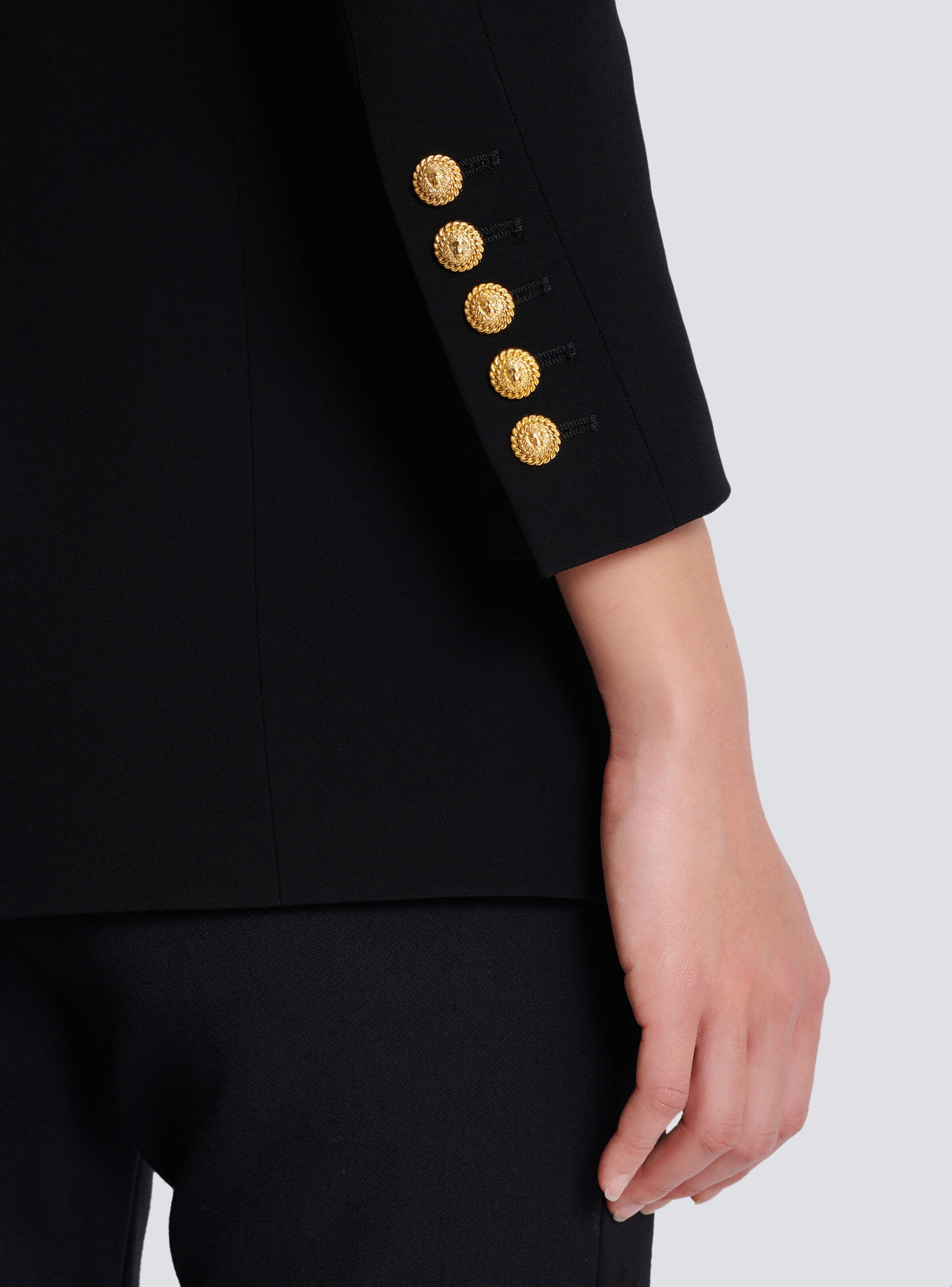 Asymmetric dress with structured shoulder - 6