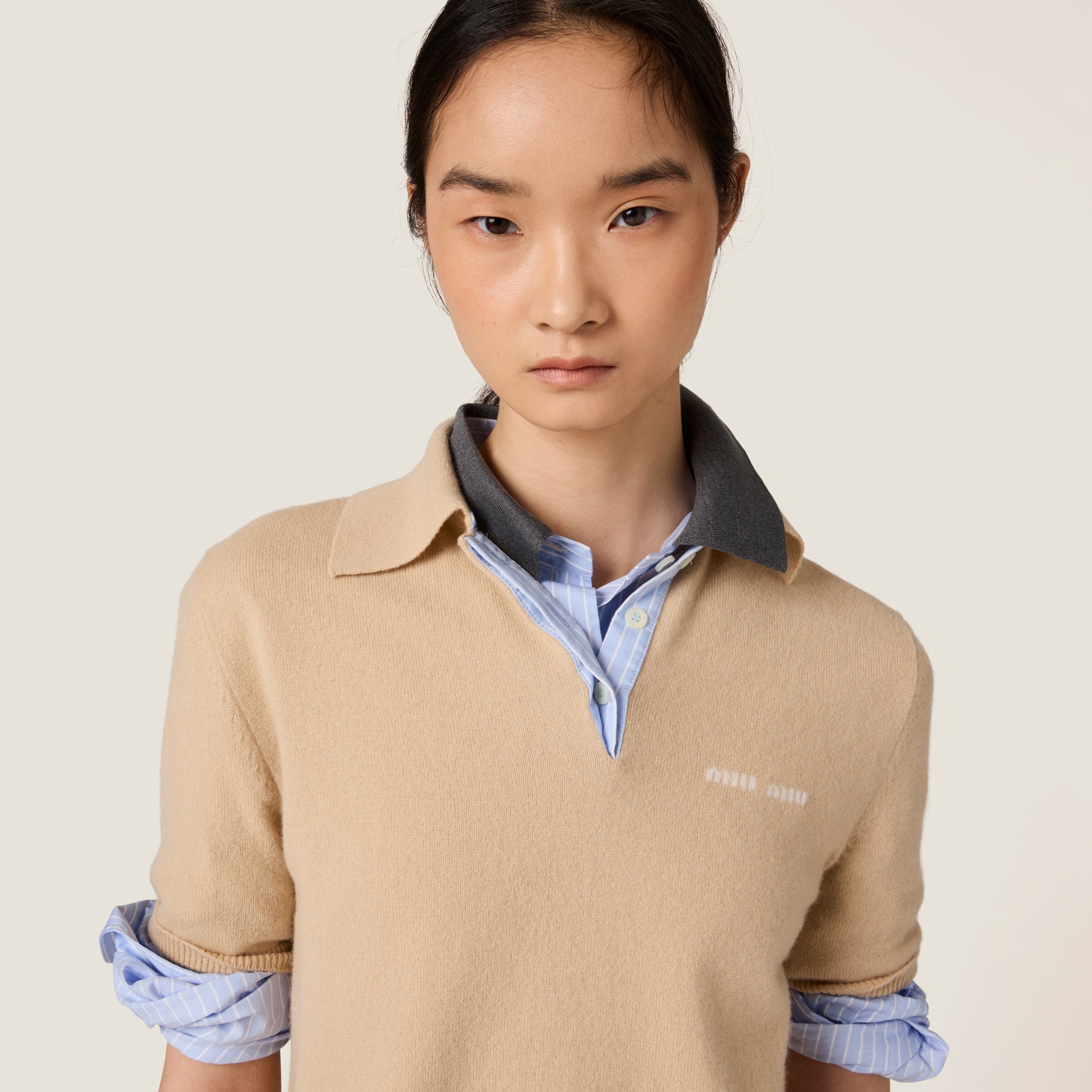 Cashmere polo sweater - 4