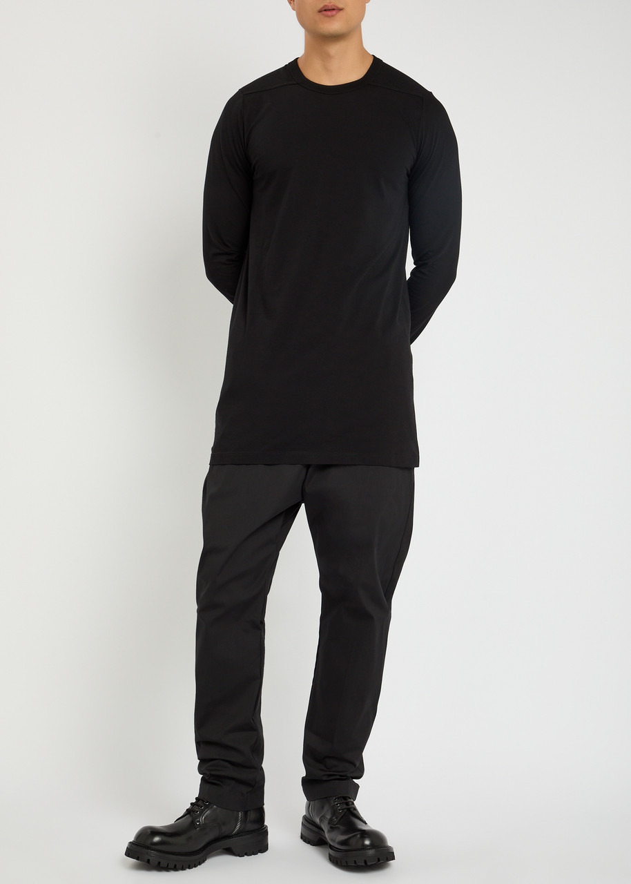 Rick Owens Bela Tapered-leg Stretch-cotton Trousers - 4