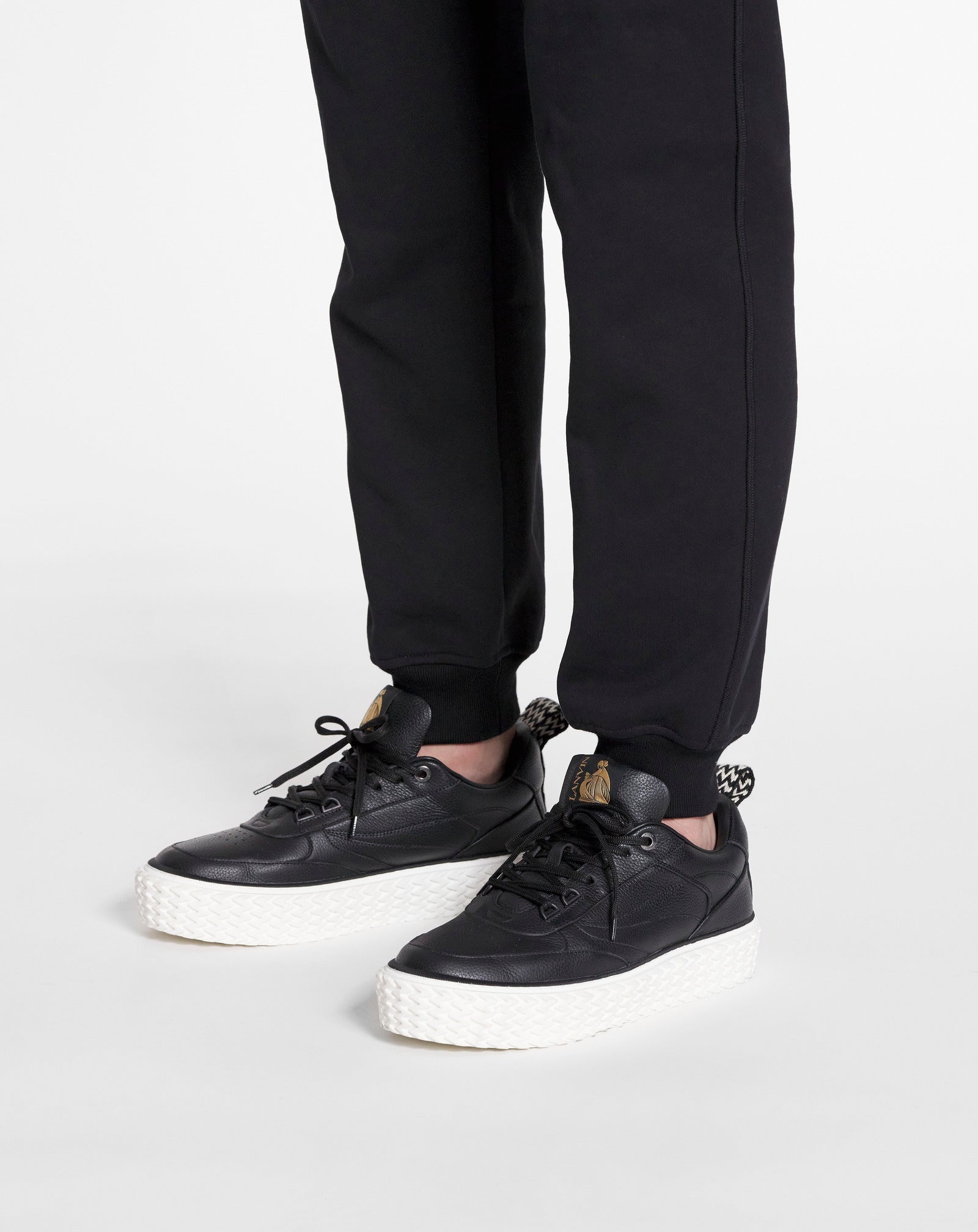 CURBIES LOW-TOP SNEAKERS IN GRAINED LEATHER - 6