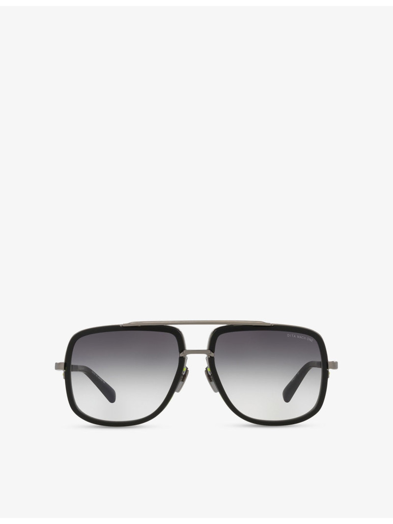 D4000450 MACH ONE DRX 2030 Square-Frame Titanium Sunglasses 1