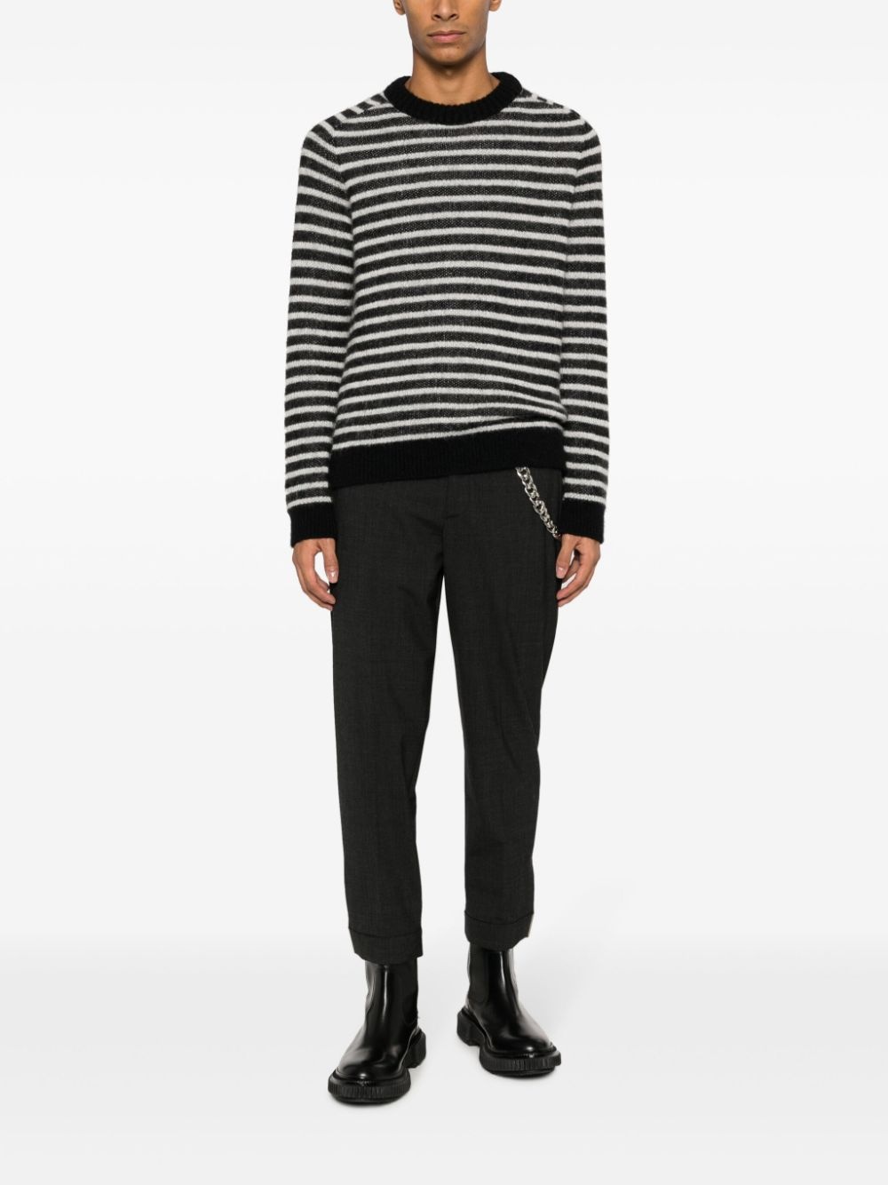 Neil Barrett mid-rise Cropped Trousers - Farfetch