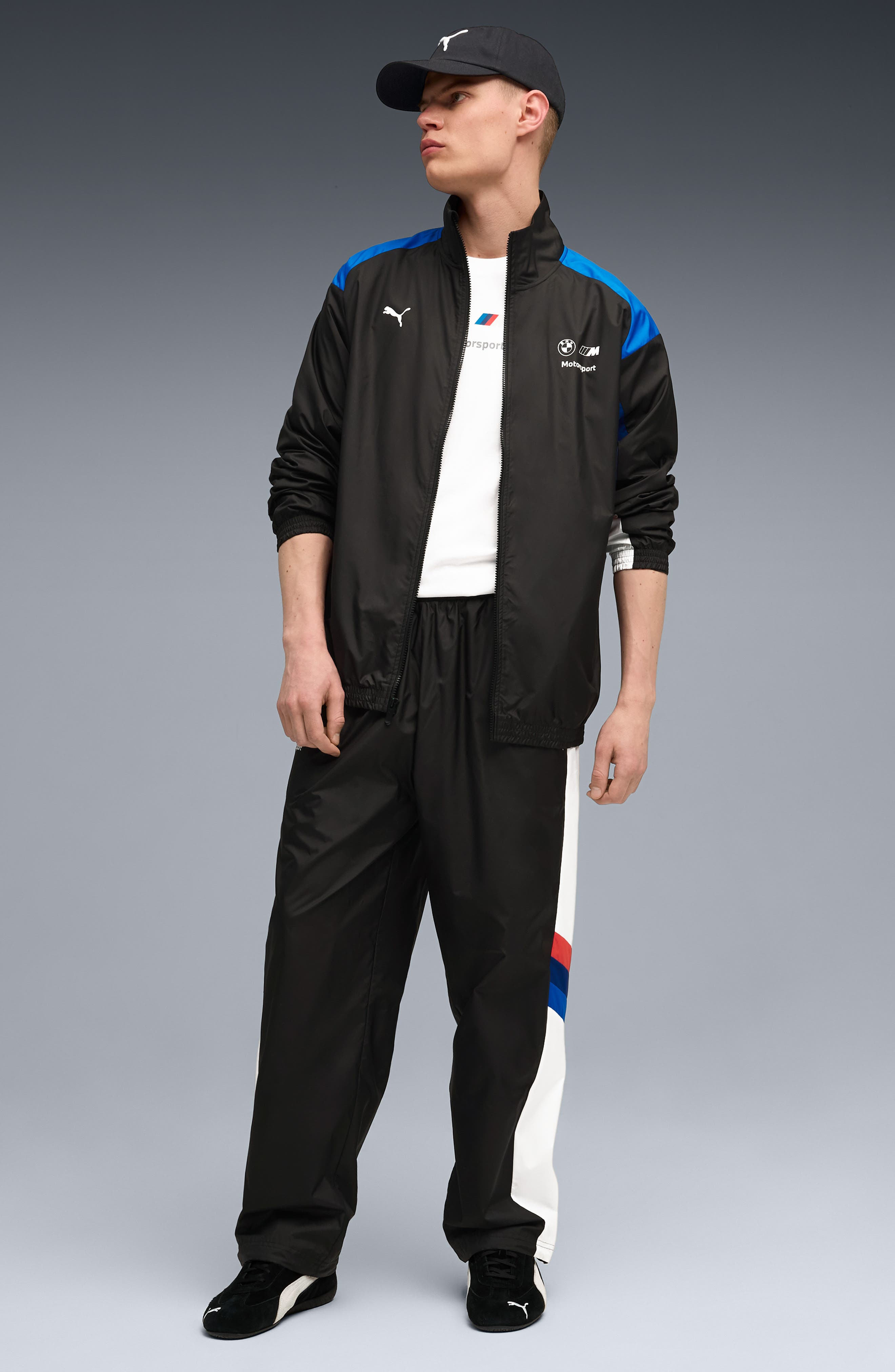 PUMA BMW M Motorsport Track Jacket in Puma Black at Nordstrom - 7
