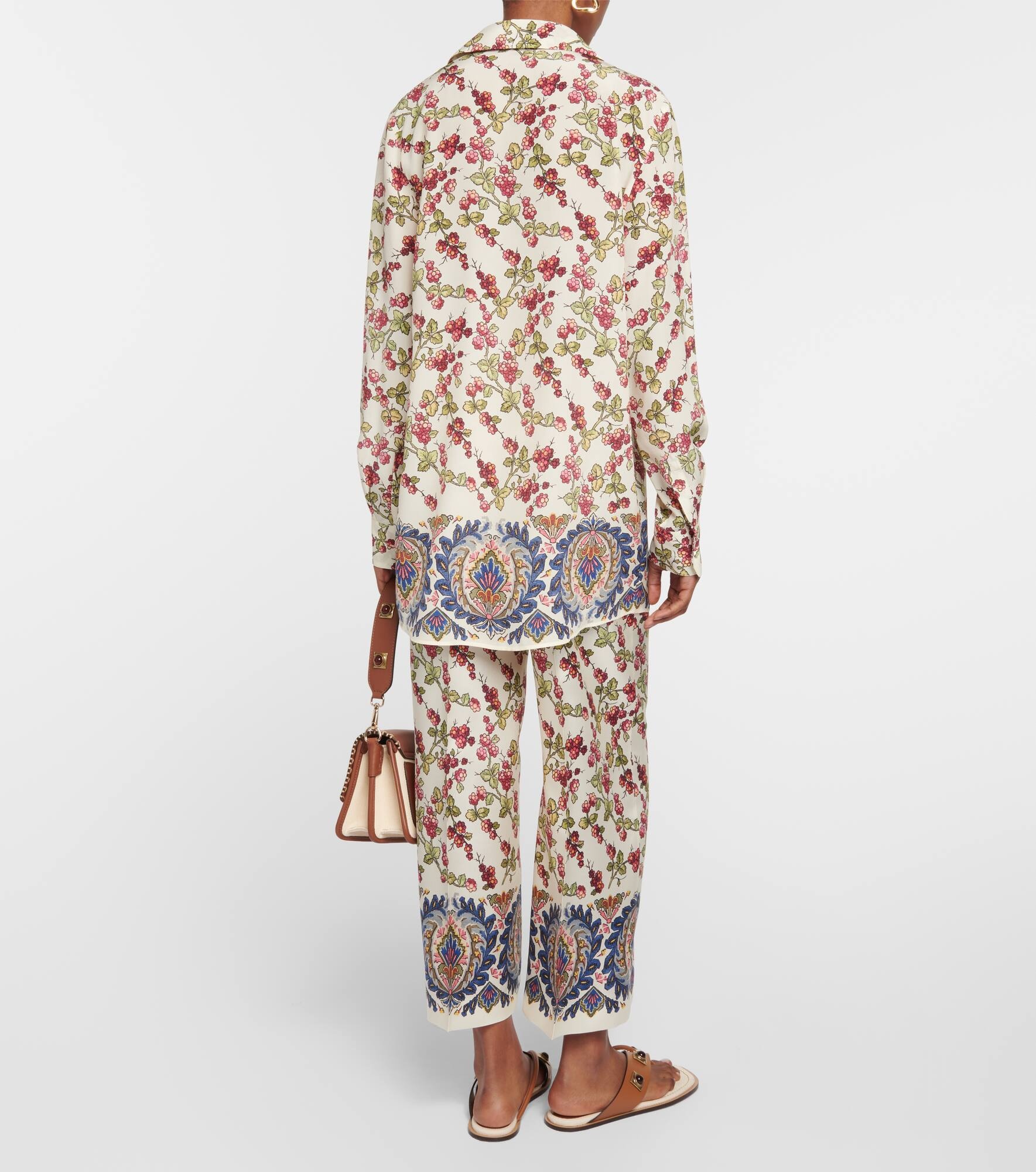 Printed silk shirt - 3