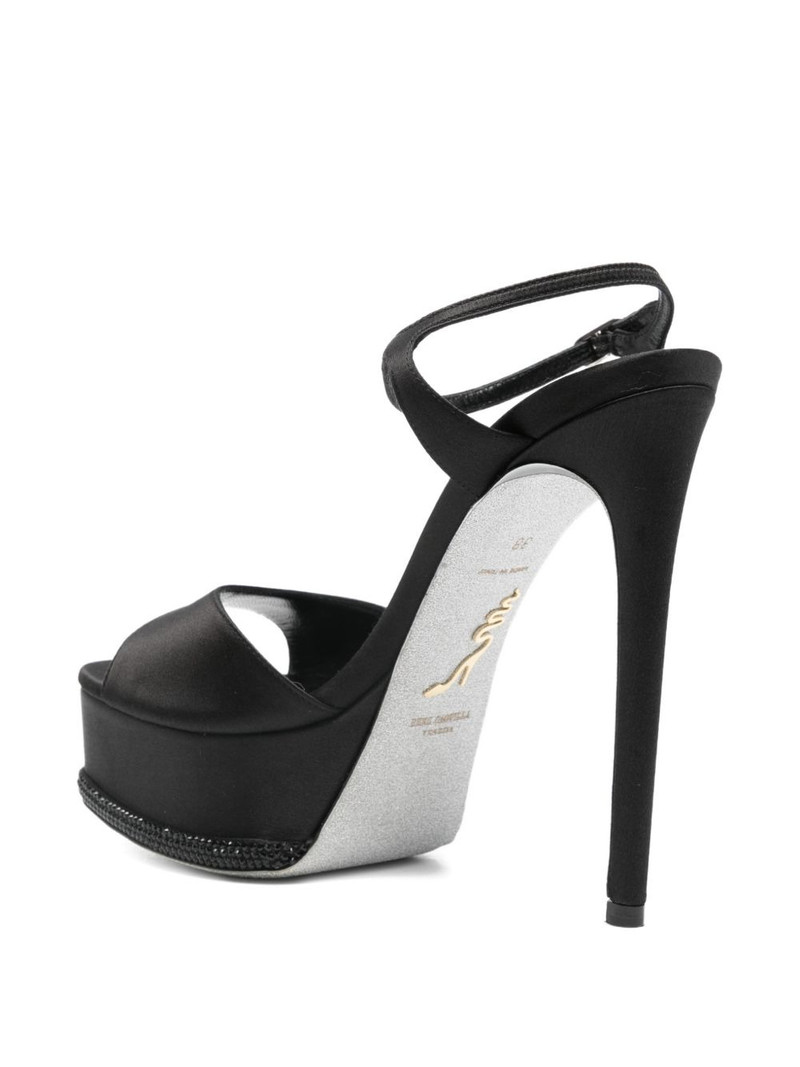 150mm embellished platform sandals 3