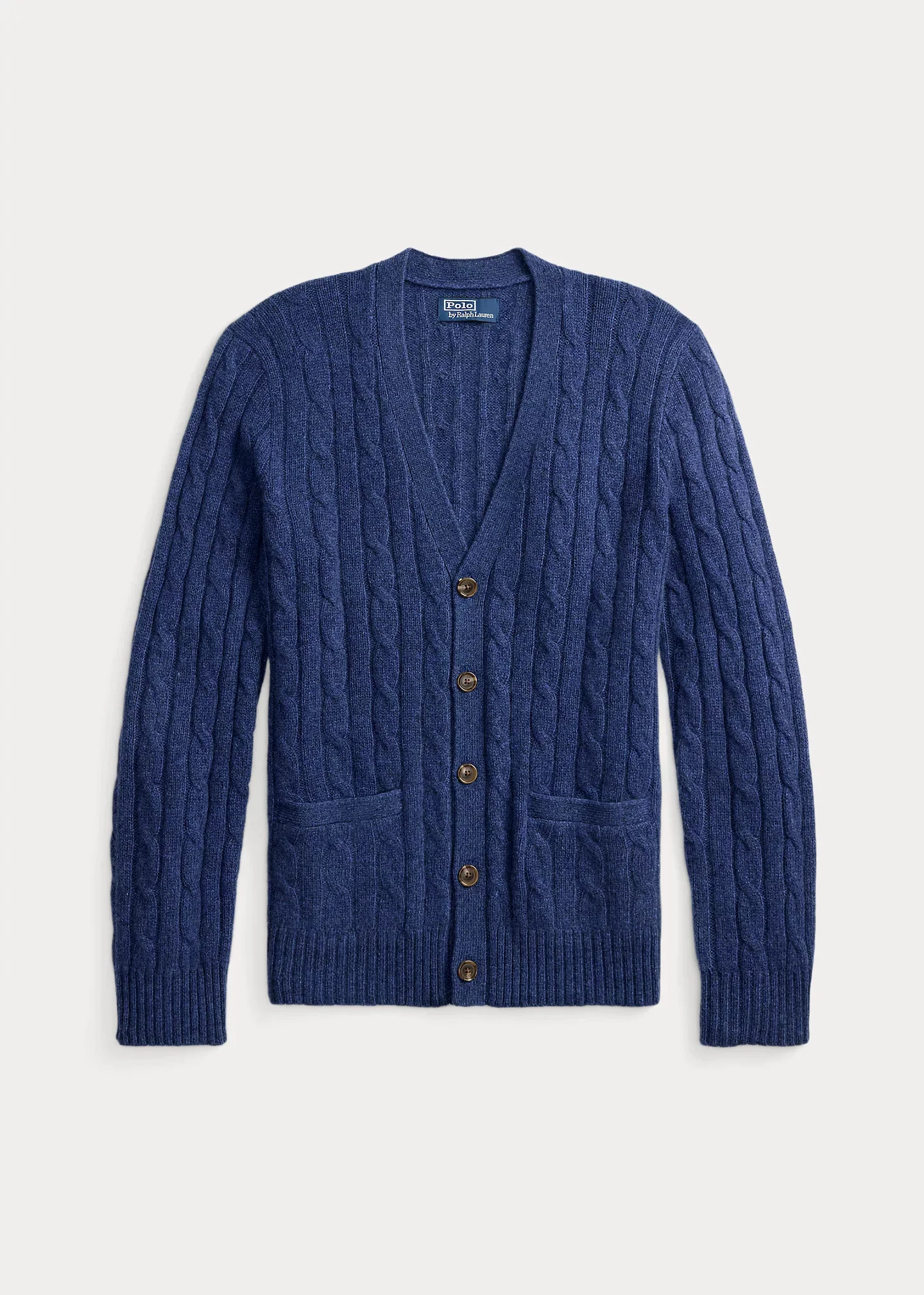 Cable-Knit Cashmere Cardigan - 1