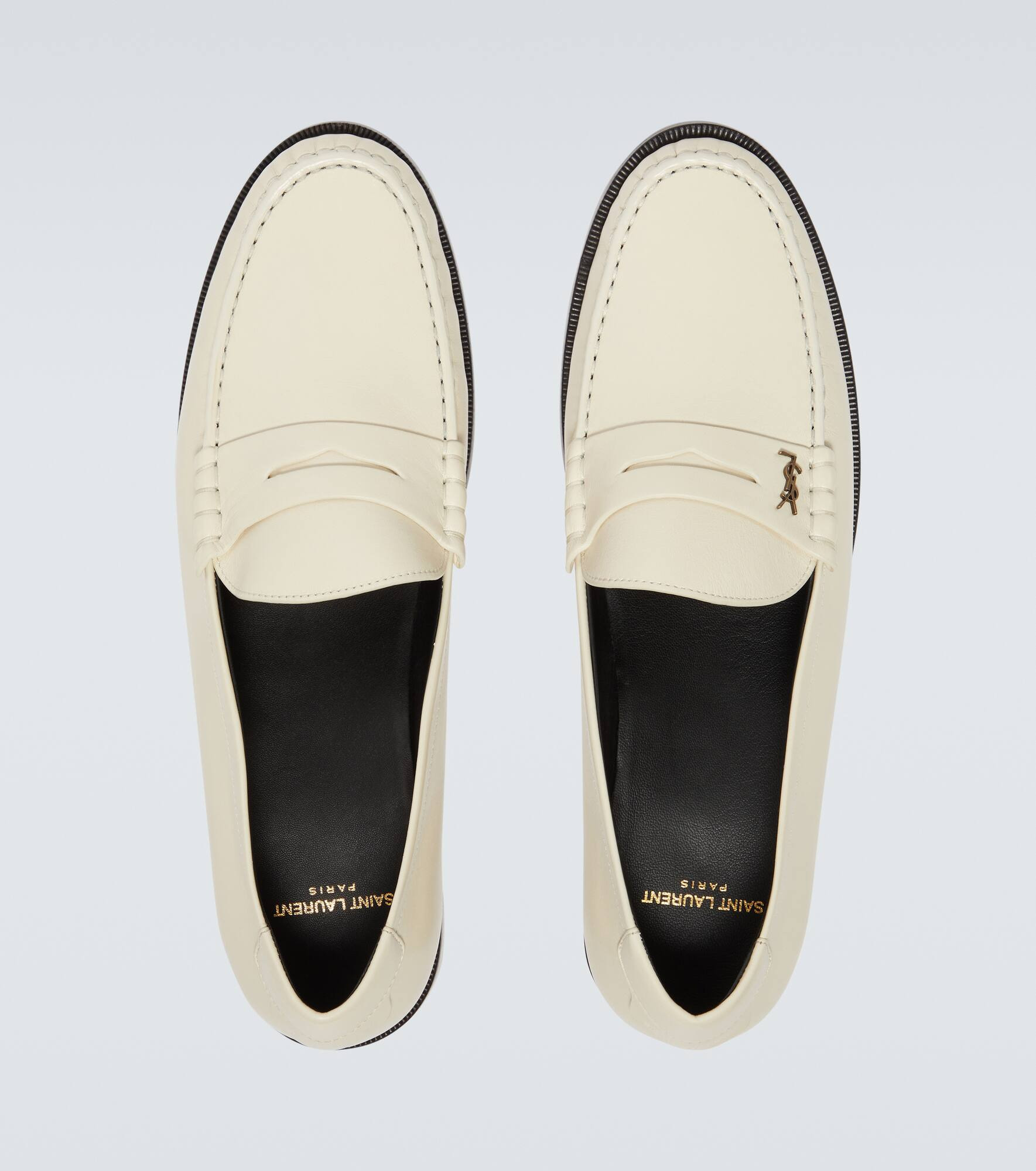 Le Loafer leather penny loafers - 4