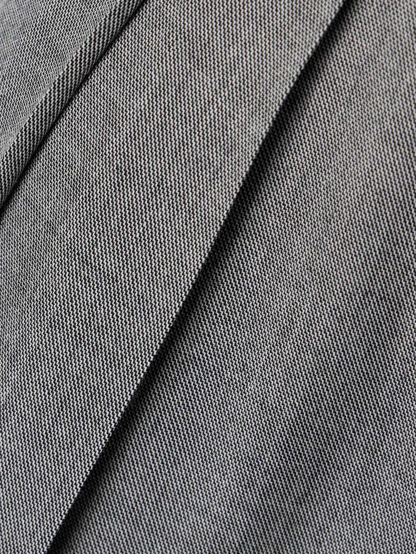 Pleated wool wide-leg pants Gray - 6