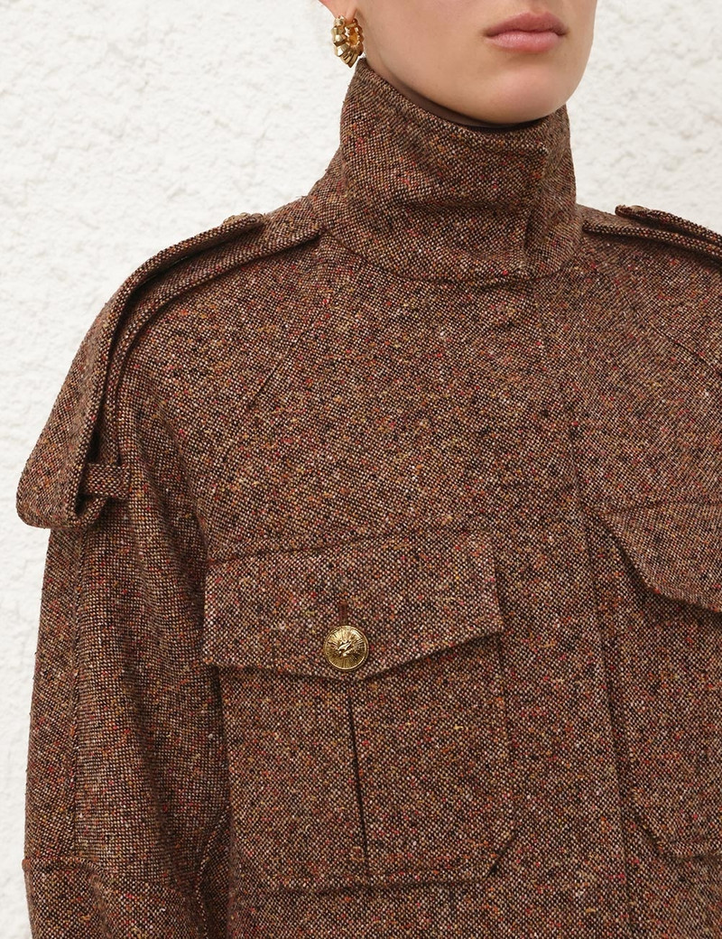 ILLUSTRATION TWEED JACKET 5