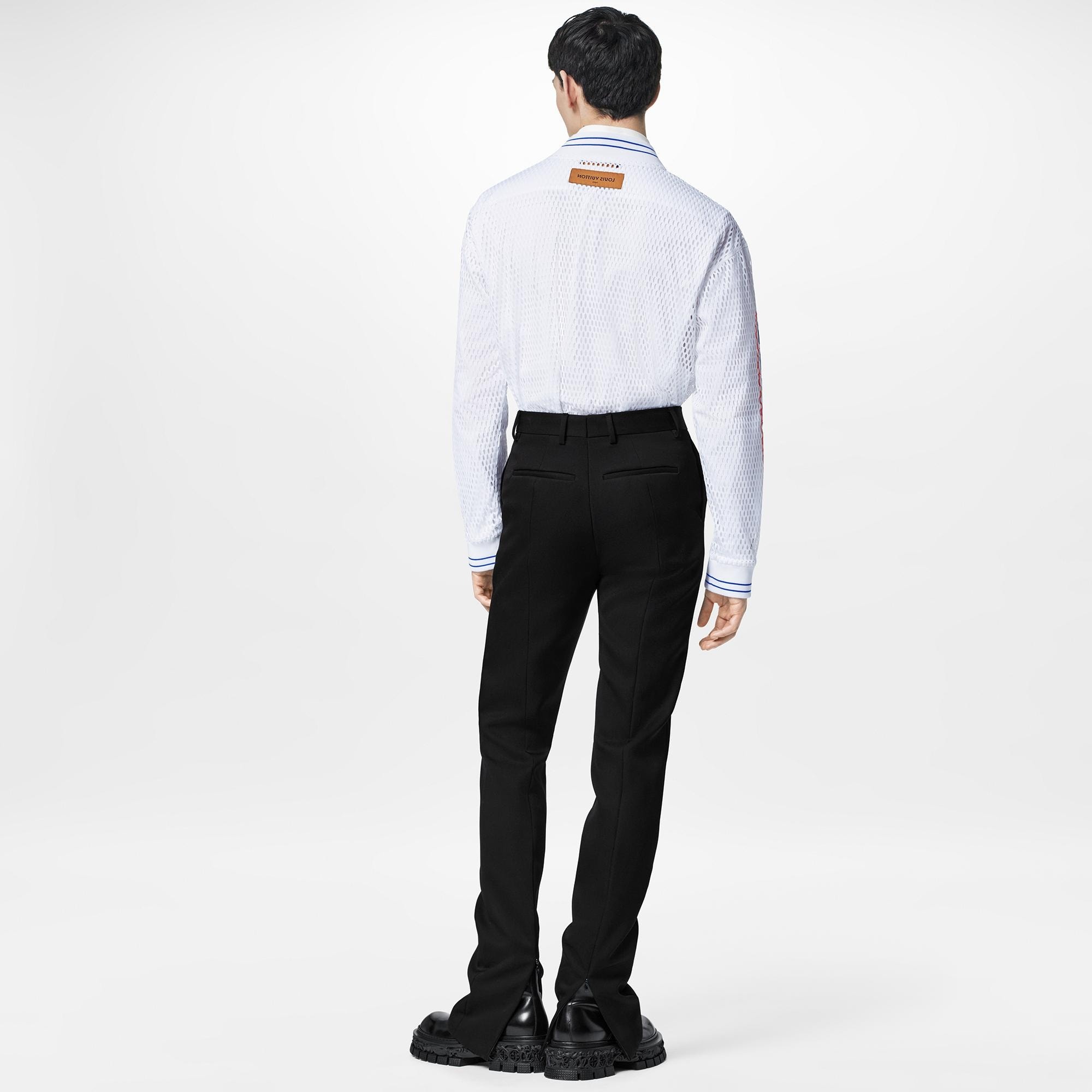 LV Graphic Mesh Long-Sleeved T-Shirt - 3