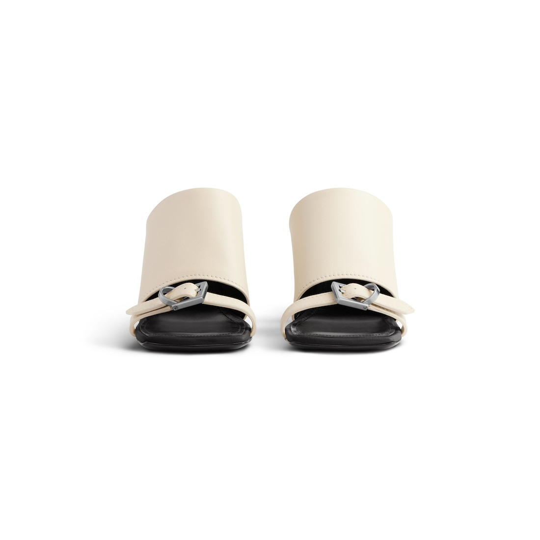 Women's Bel Air 80mm Sandal  in Soya/silver - 3