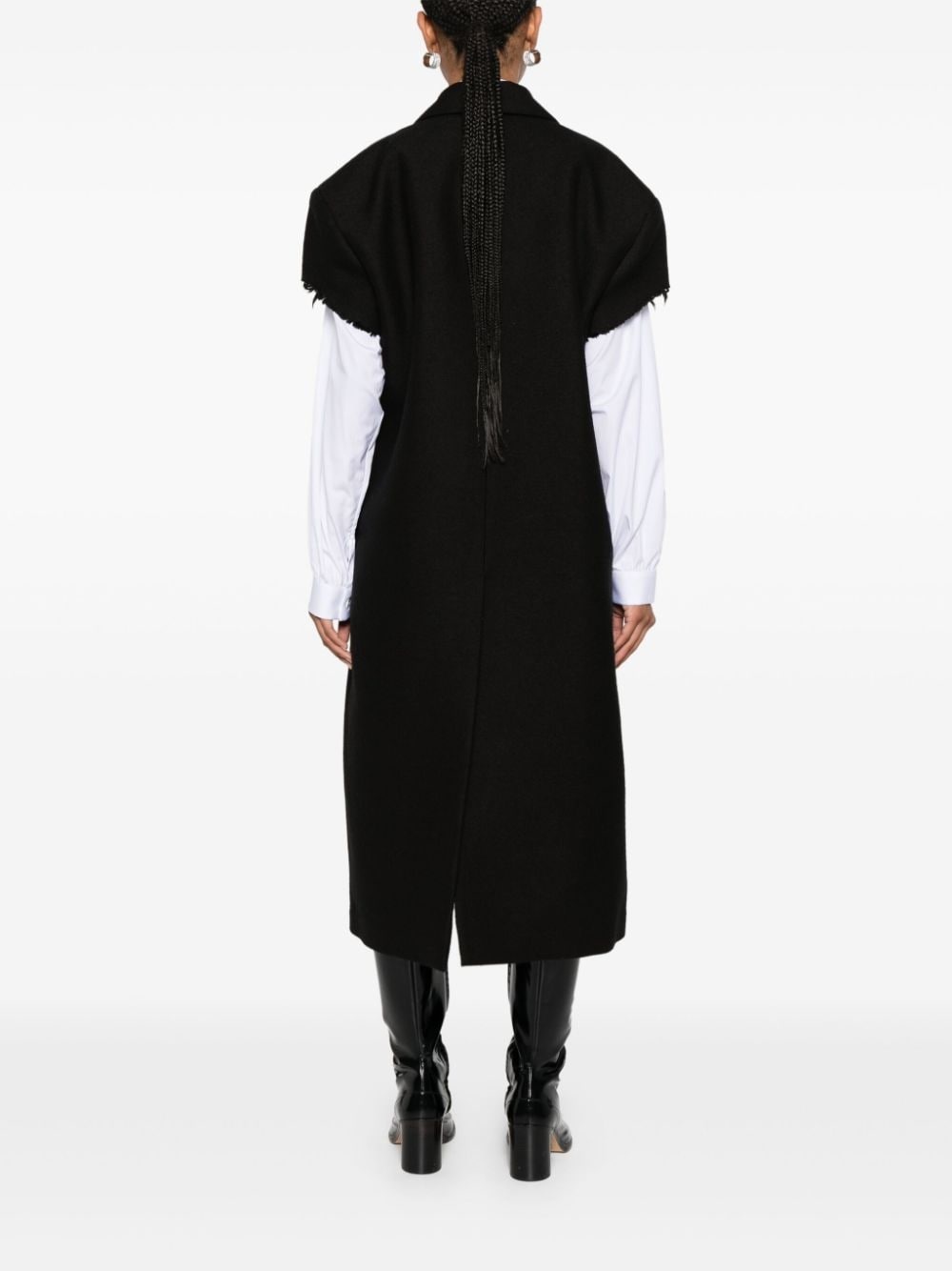 raw-cut coat - 4