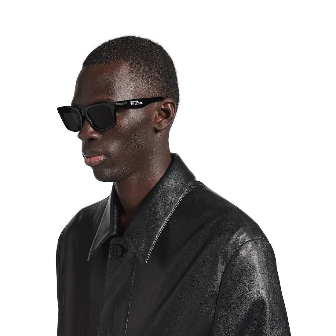 Men's Soho Square Xl Sunglasses in Black - 7