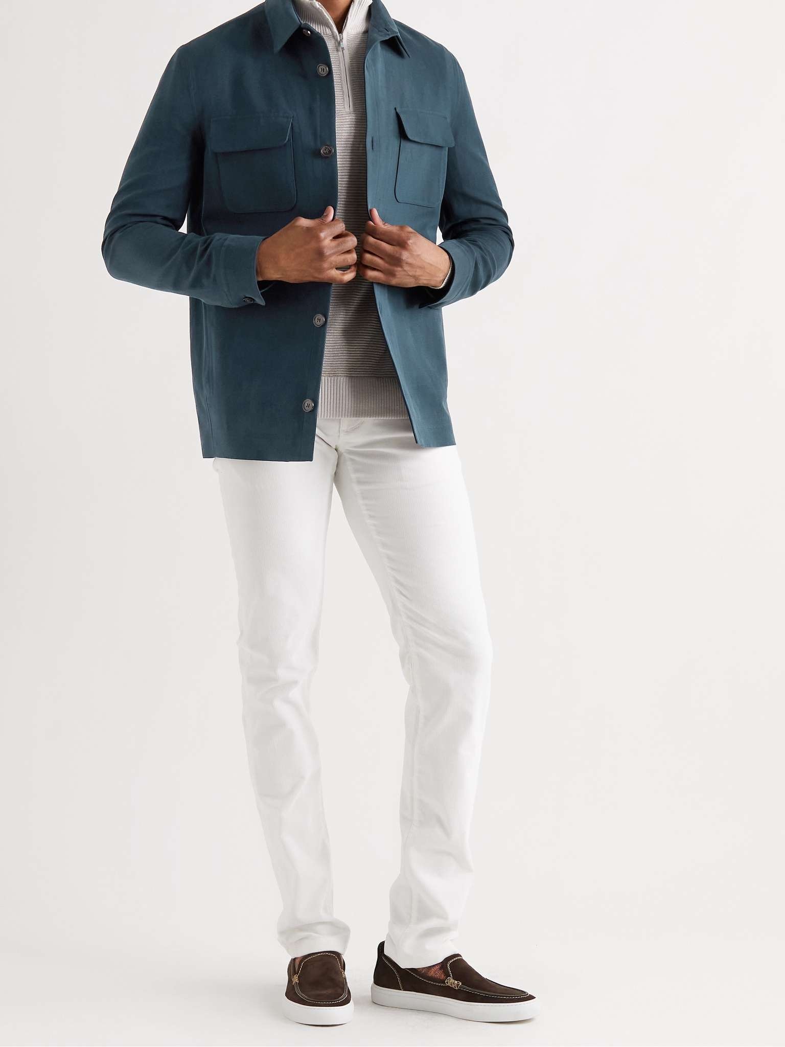 Rain System Linen and Silk-Blend Jacket - 2