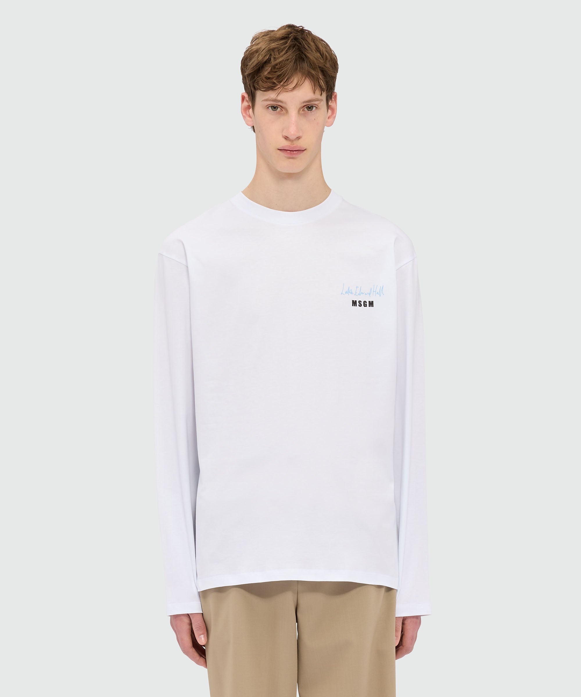 T-shirt with Luke Edward Hall x MSGM graphics - 2