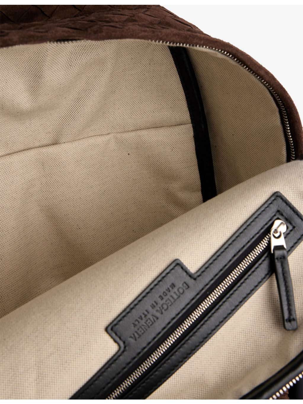 Intrecciato Suede Backpack - 6