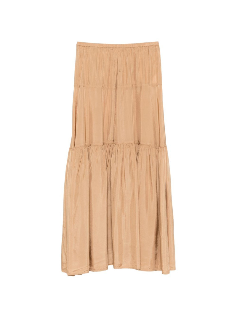 tiered elasticated skirt 1