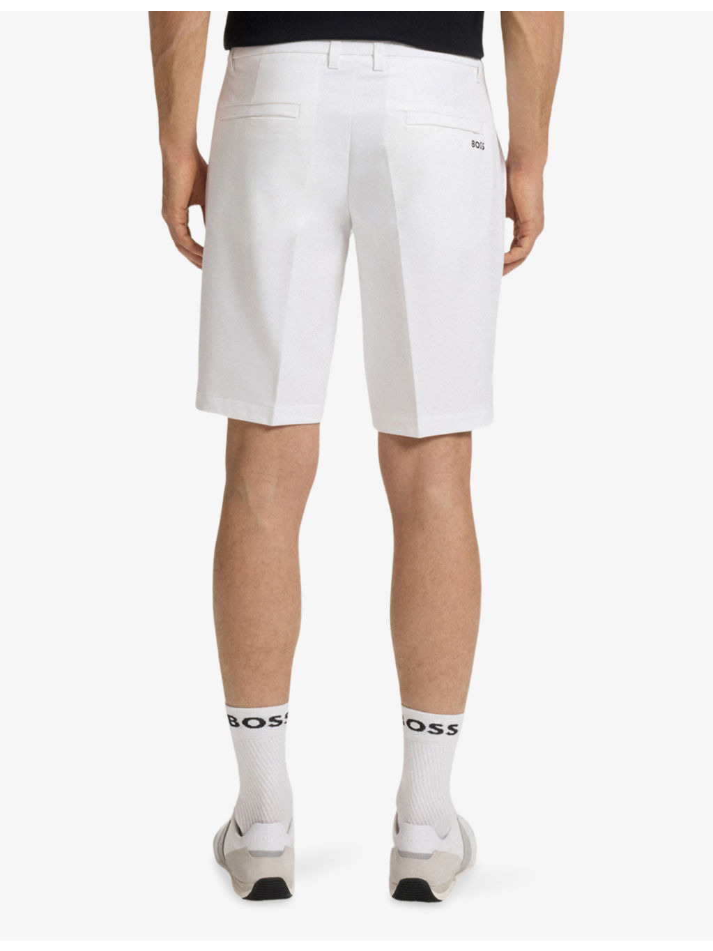 Elasticated-Waist Slim-Fit Stretch-Woven Shorts - 4