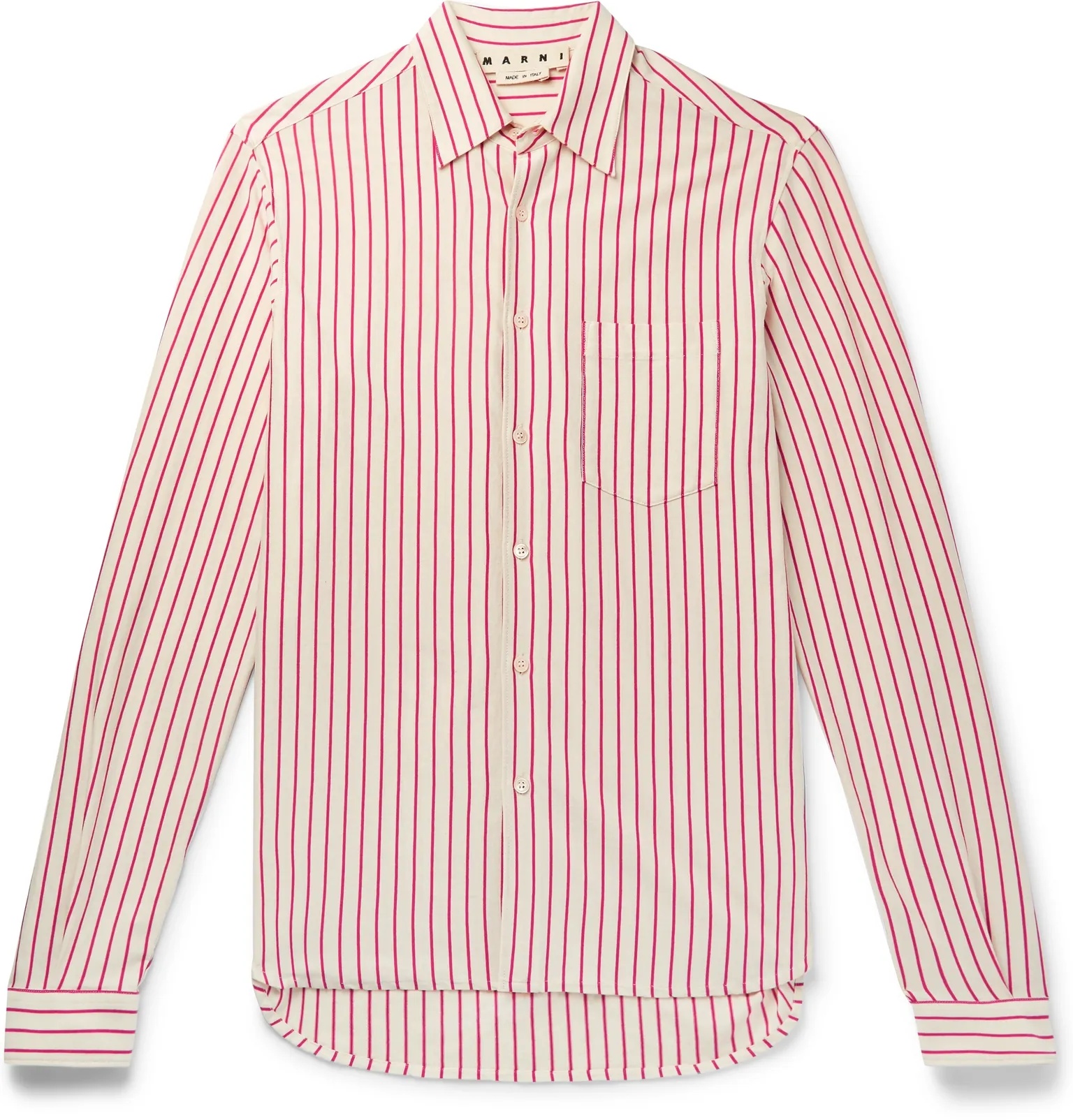 Striped Cotton Shirt - 1