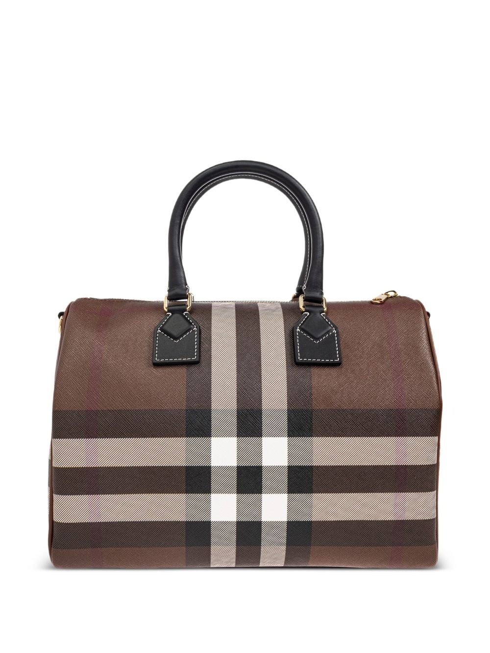 medium Check satchel bag - 3