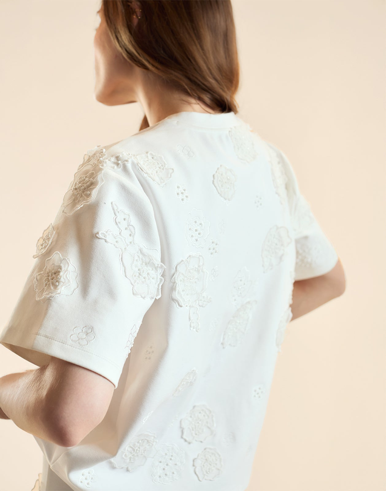 Pop Floral Applique Top - 5