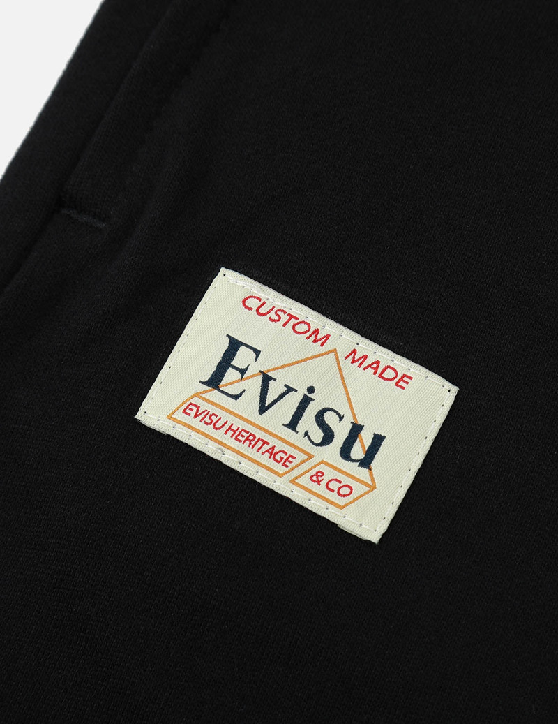 TRANSFORMING DARUMA PRINT SWEAT SHORTS 9