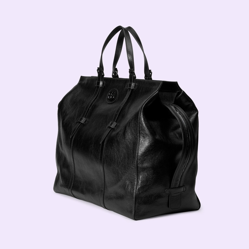 GUCCI Large tote bag with tonal Double G outlook
