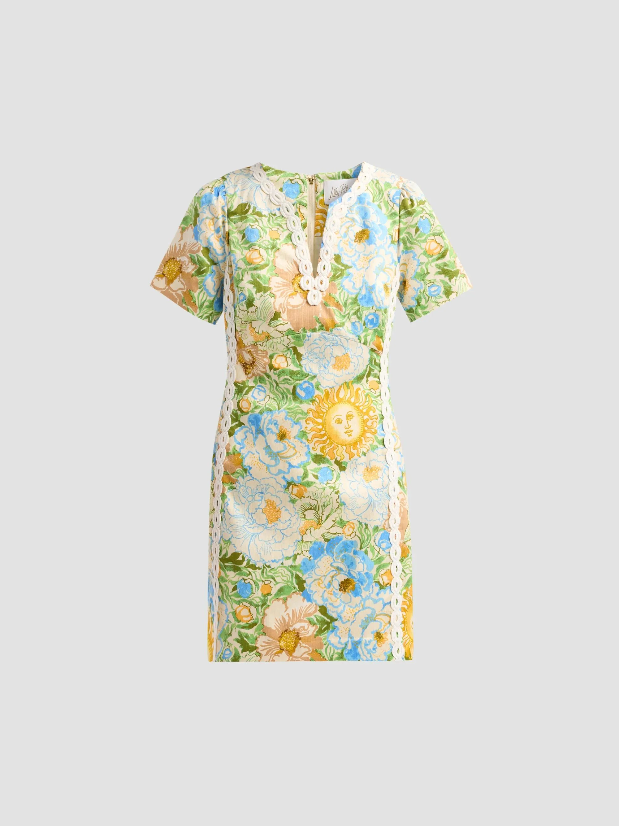 Women's Minerva Stretch Sheath Mini Dress - Rutabaga Sympeony - 1
