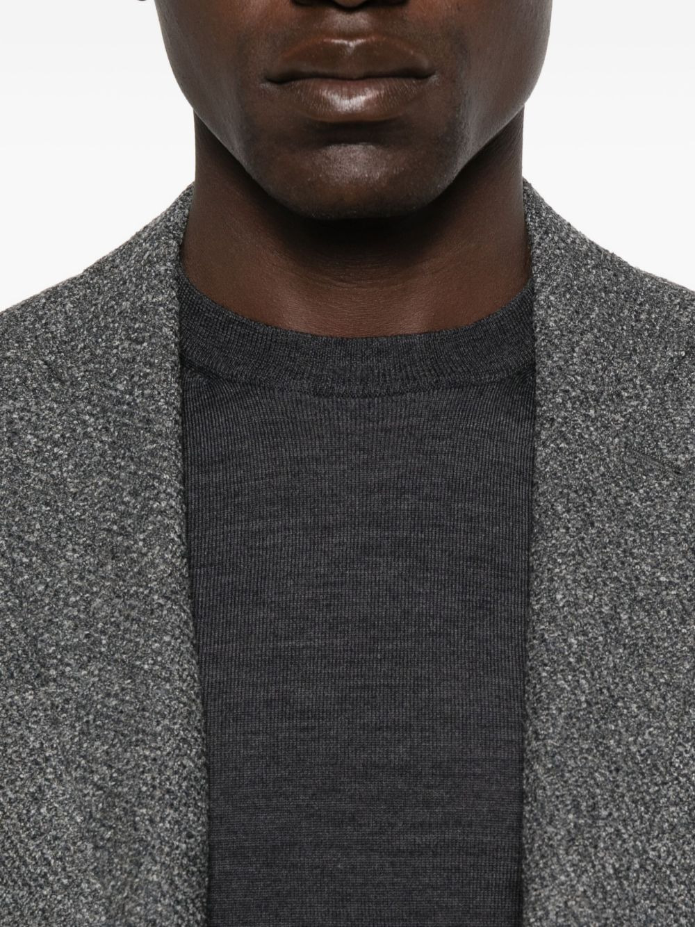 crew-neck wool T-shirt - 5