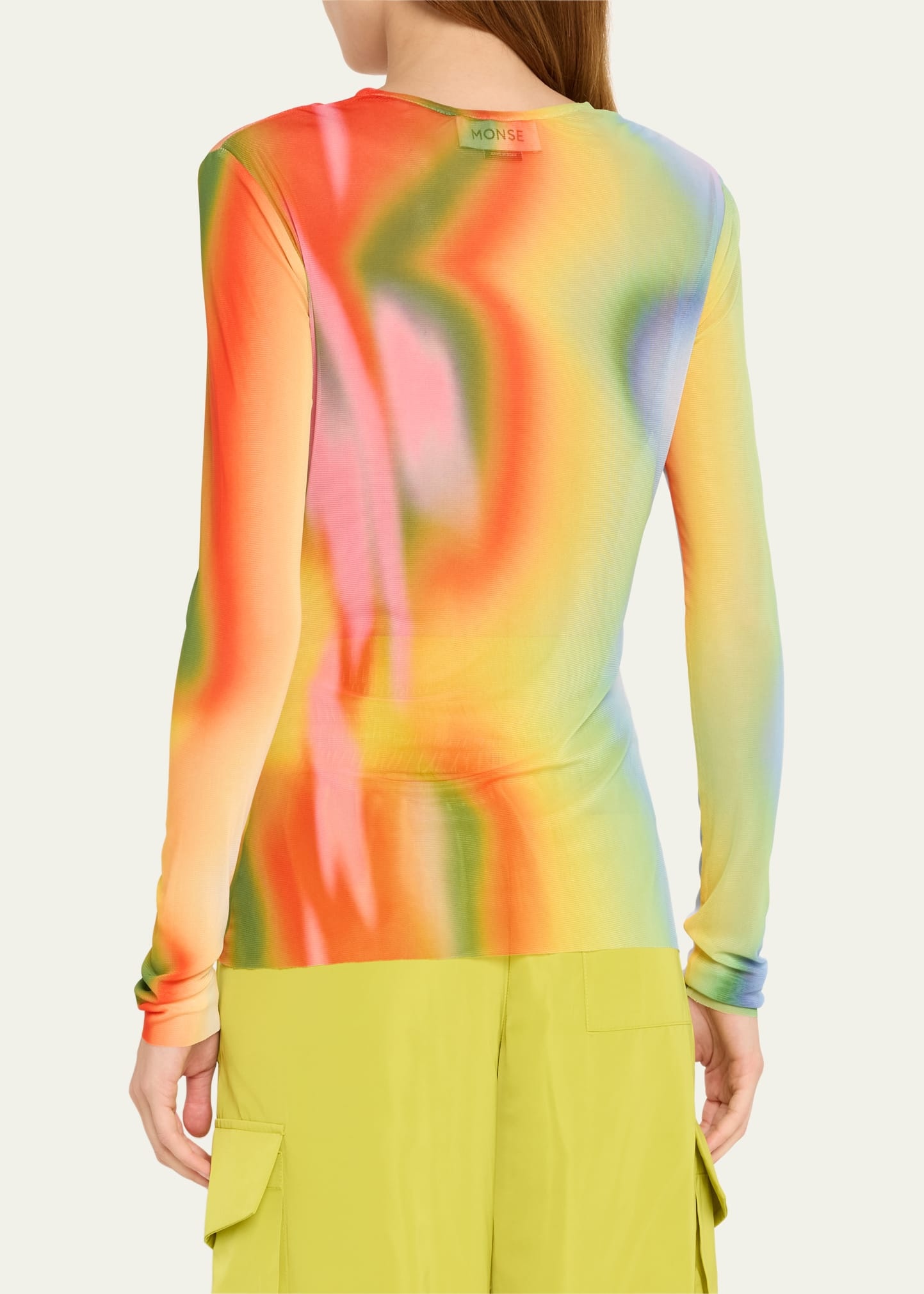 Rainbow Heatwave Mesh Top - 3