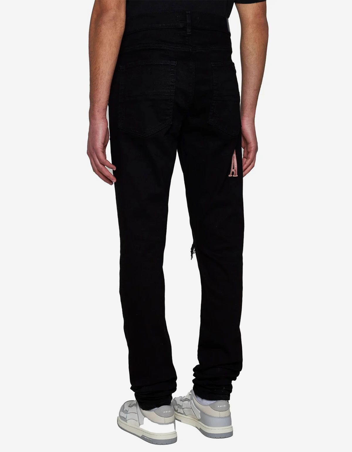 Amiri Jeans Black Tie Dye Core Logo - 4