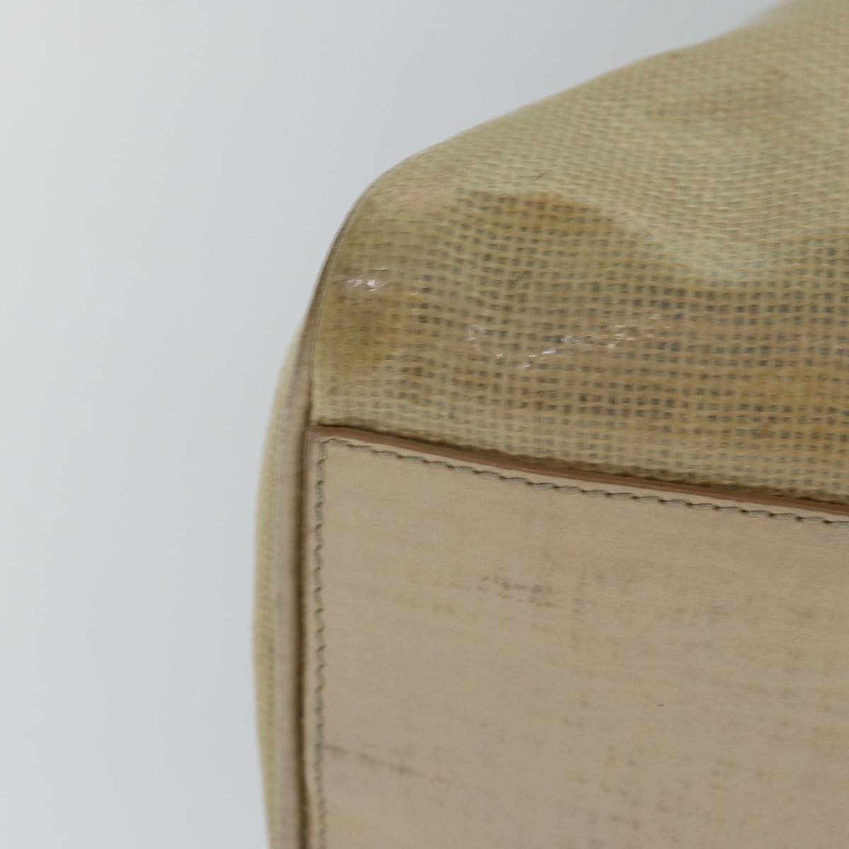 FENDI Hand Bag Vinyl Beige - 13
