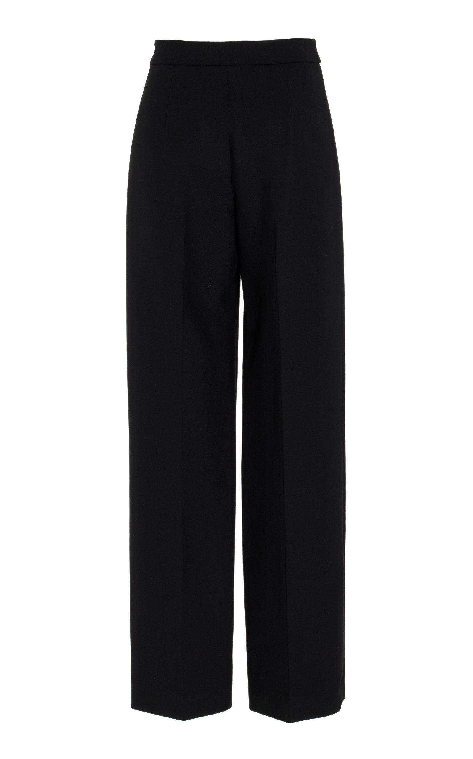 Zip Front Wide Leg Pant black - 6