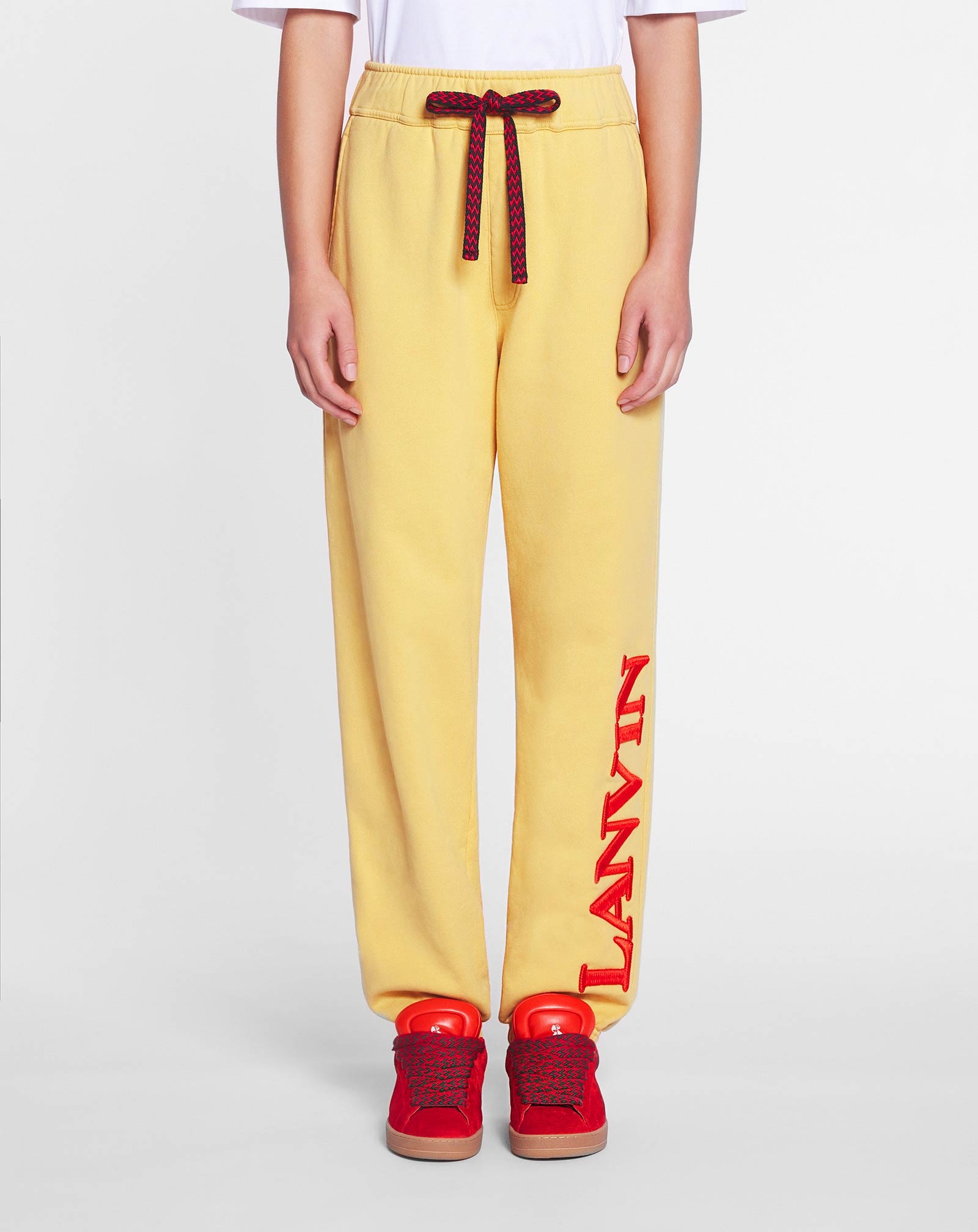 LANVIN X FUTURE UNISEX LOGO JOGGING PANTS - 4