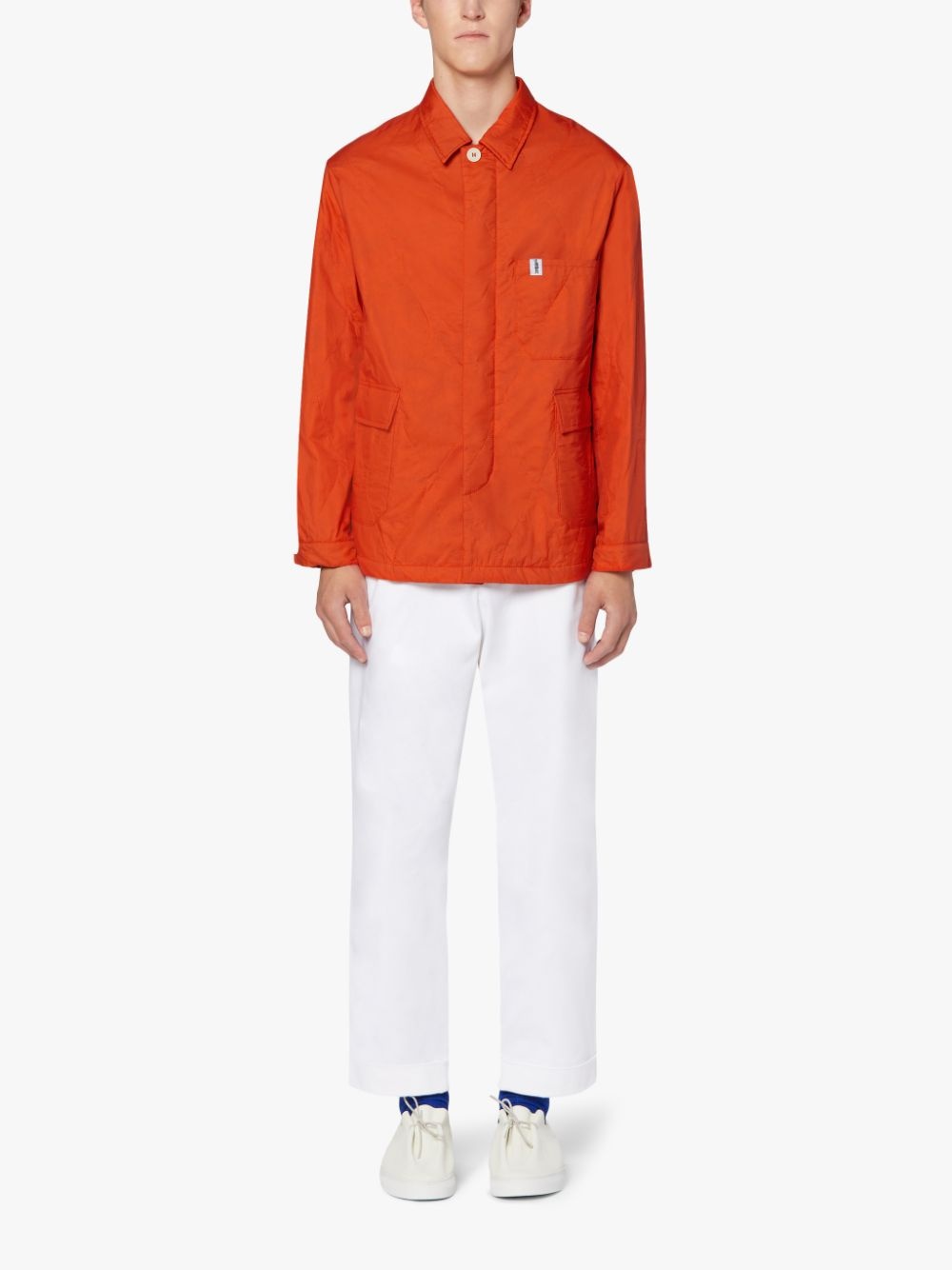CHORE ORANGE NYLON QUILTED JACKET | GQM-215 - 2