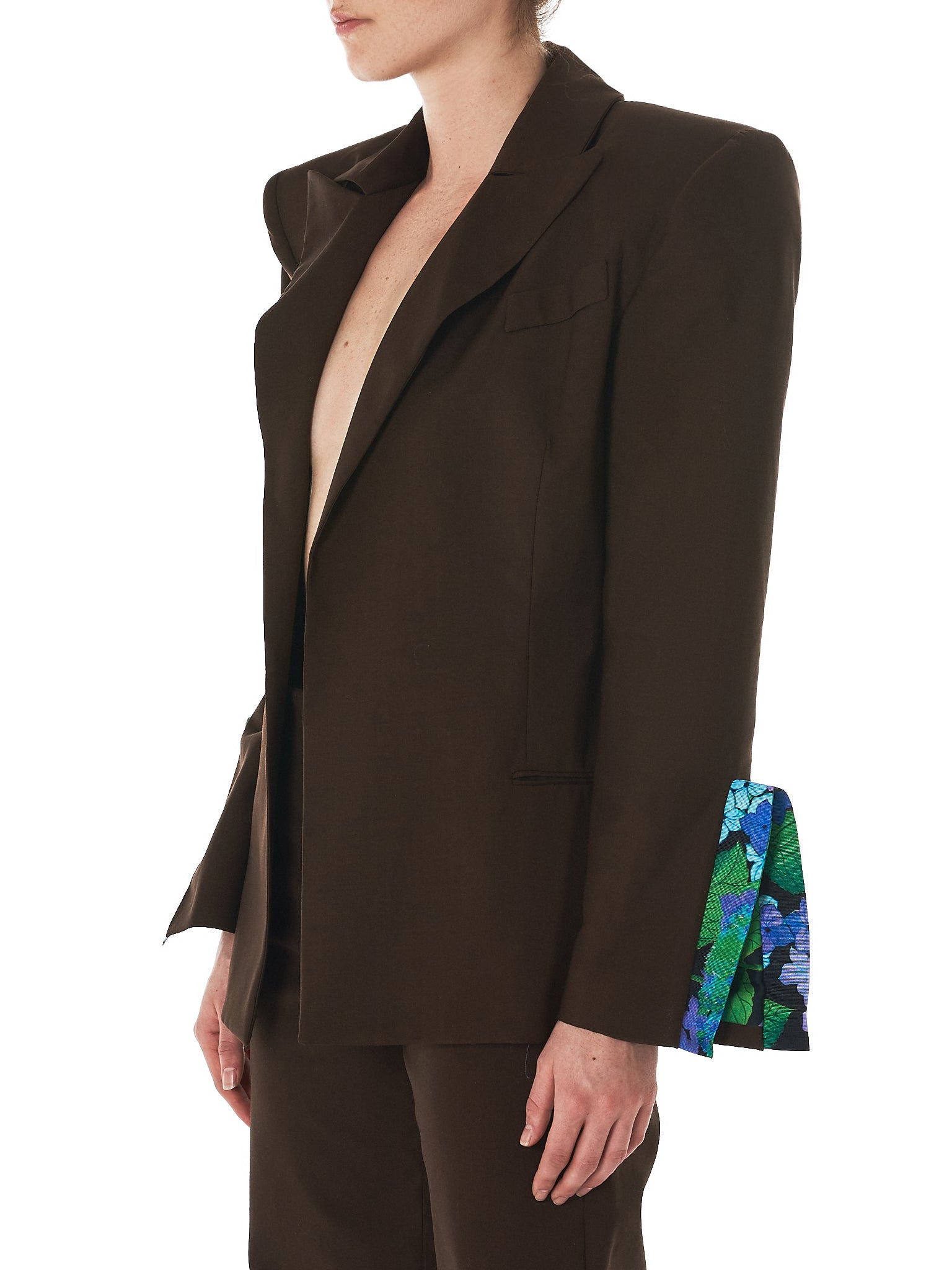 Floral Lining Blazer - 2