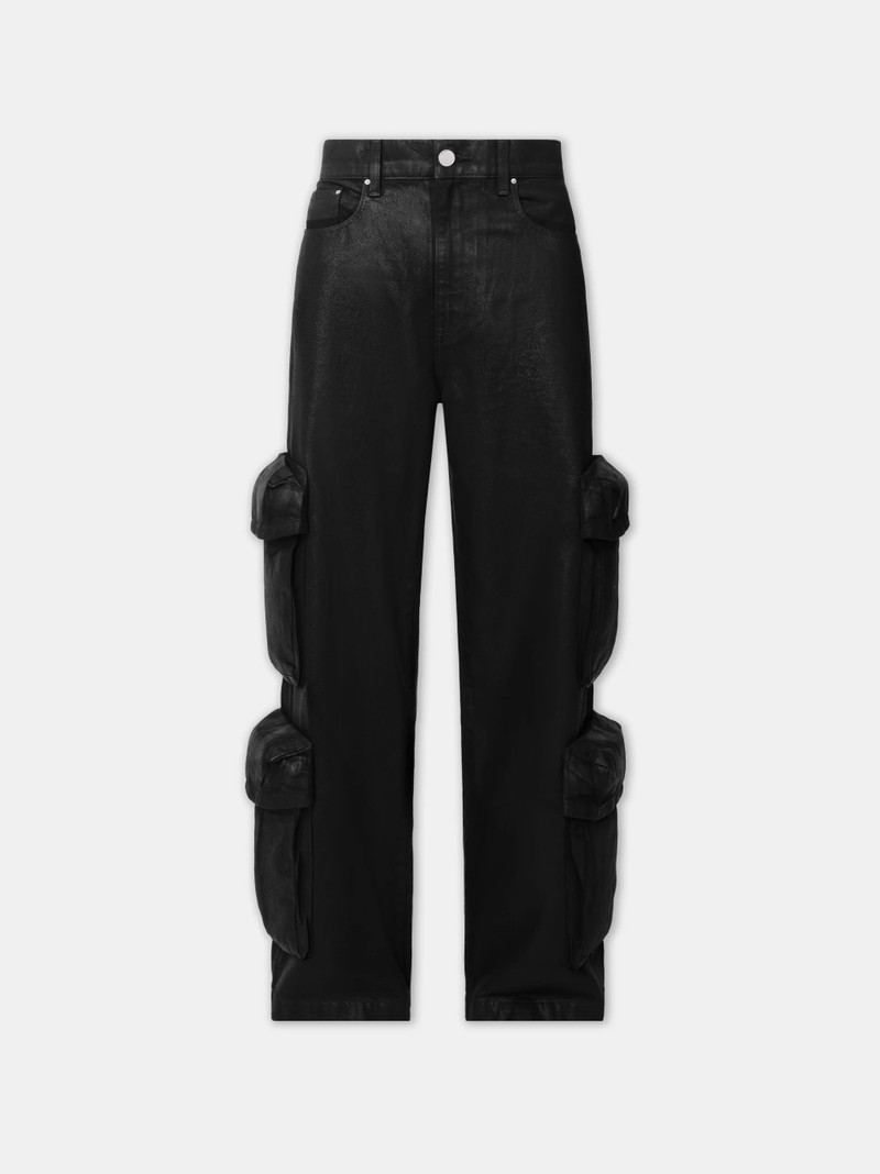 WOMEN'S WAXED BAGGY 카고 JEAN - 1