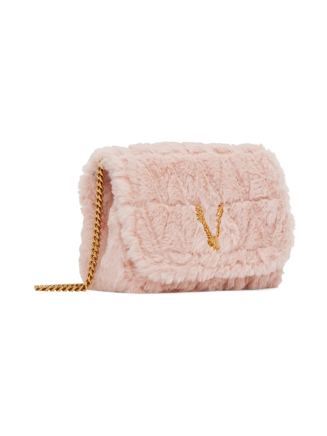 Pink Faux-Fur Virtus Bag - 2