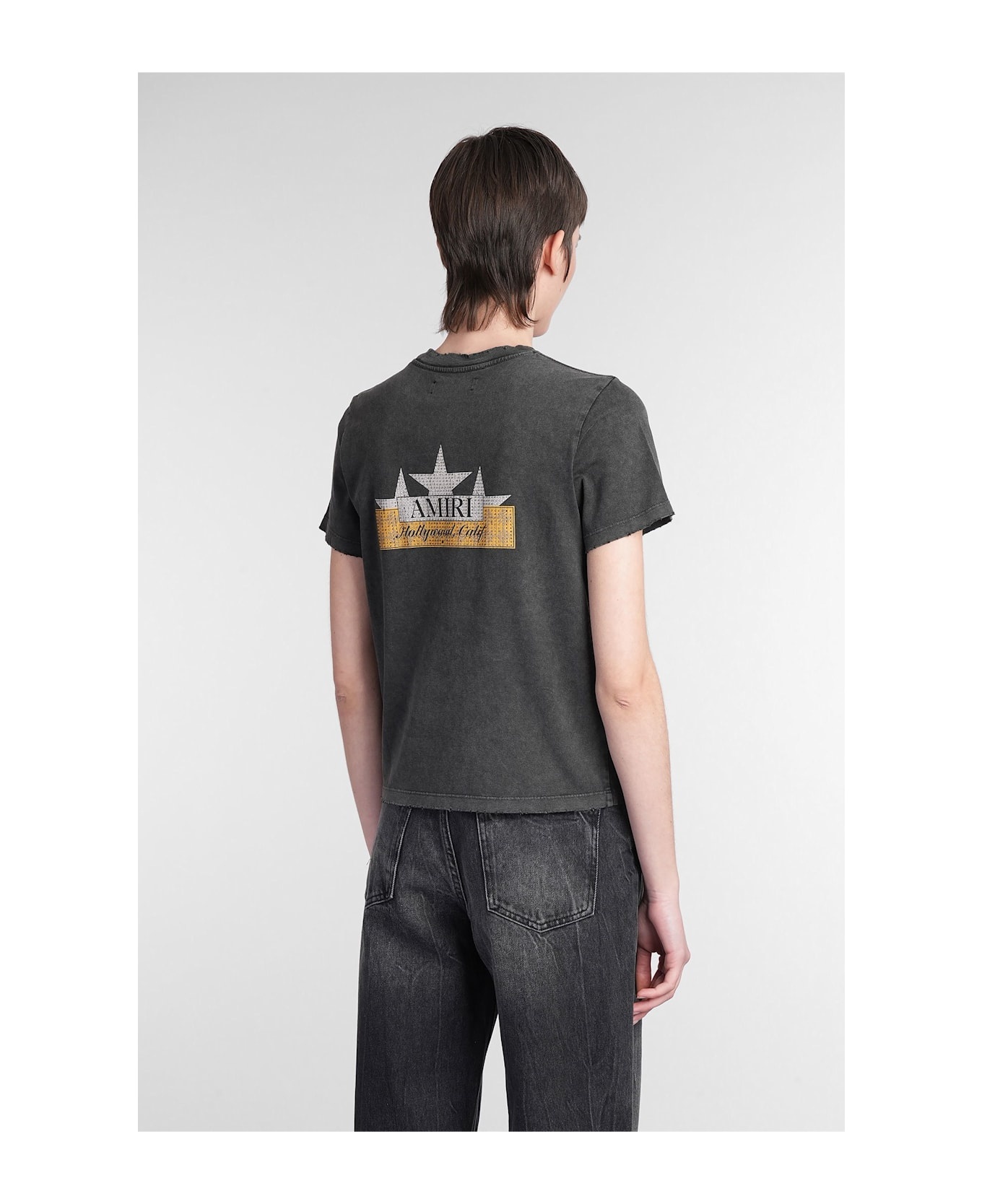 T-shirt In Black Cotton - 3