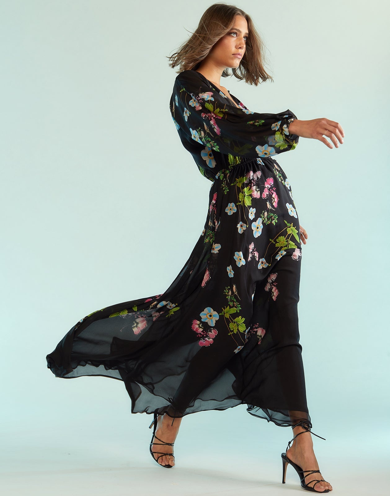 Messina Silk Dress - 3