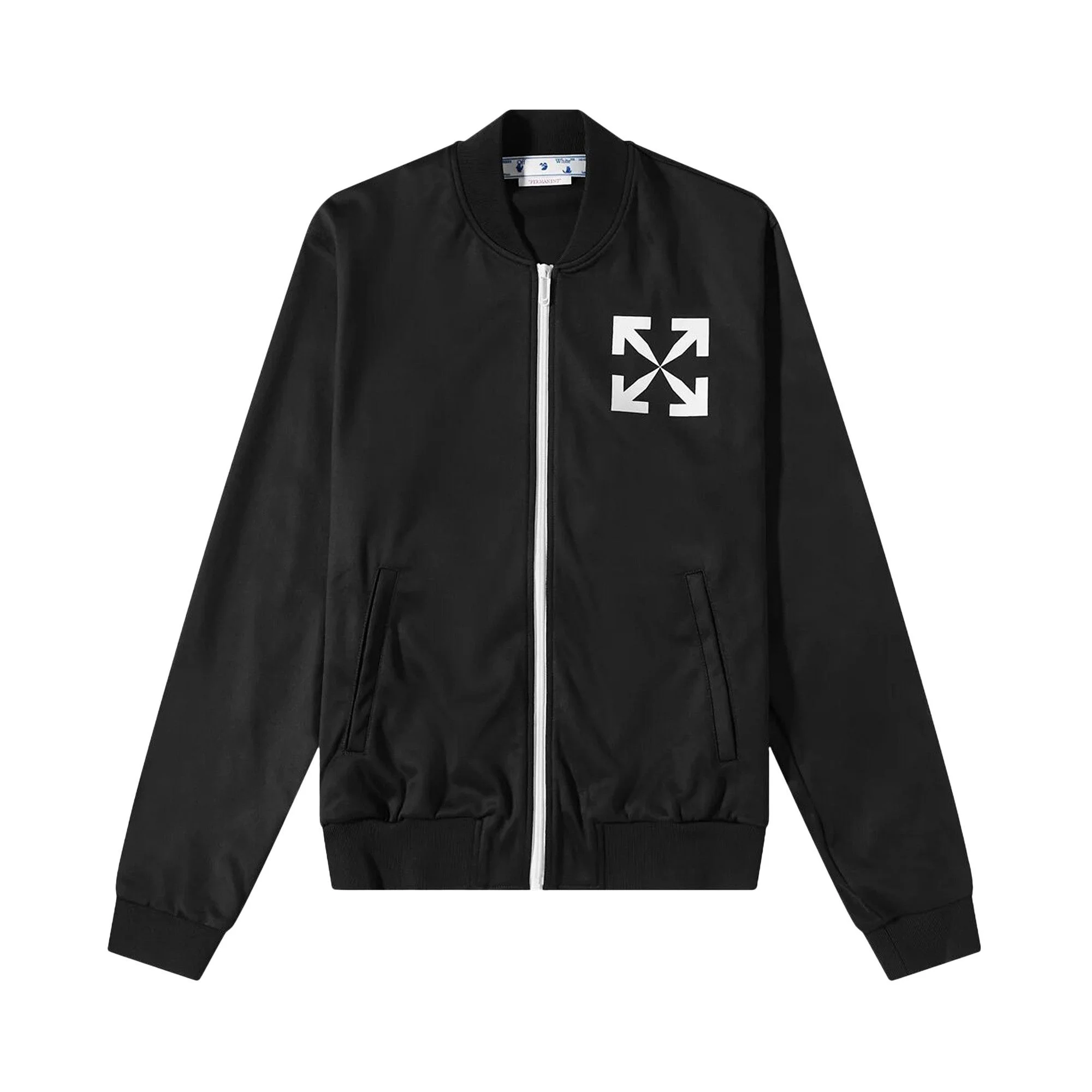 Off-White Single Arrow Slim Tracktop 'Black/White' - 1