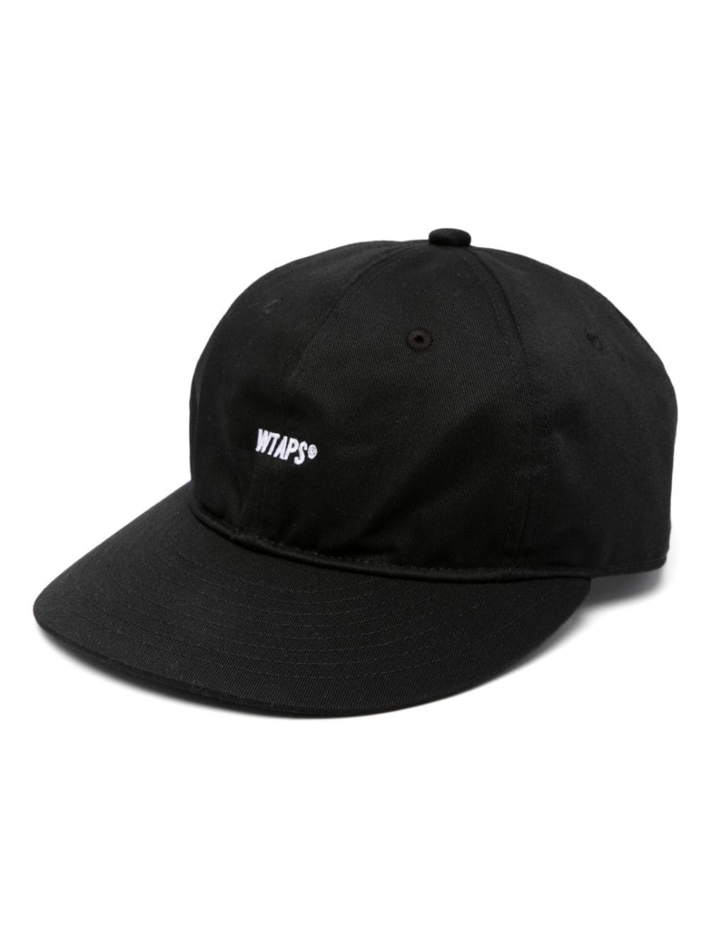 embroidered-logo baseball cap - 1